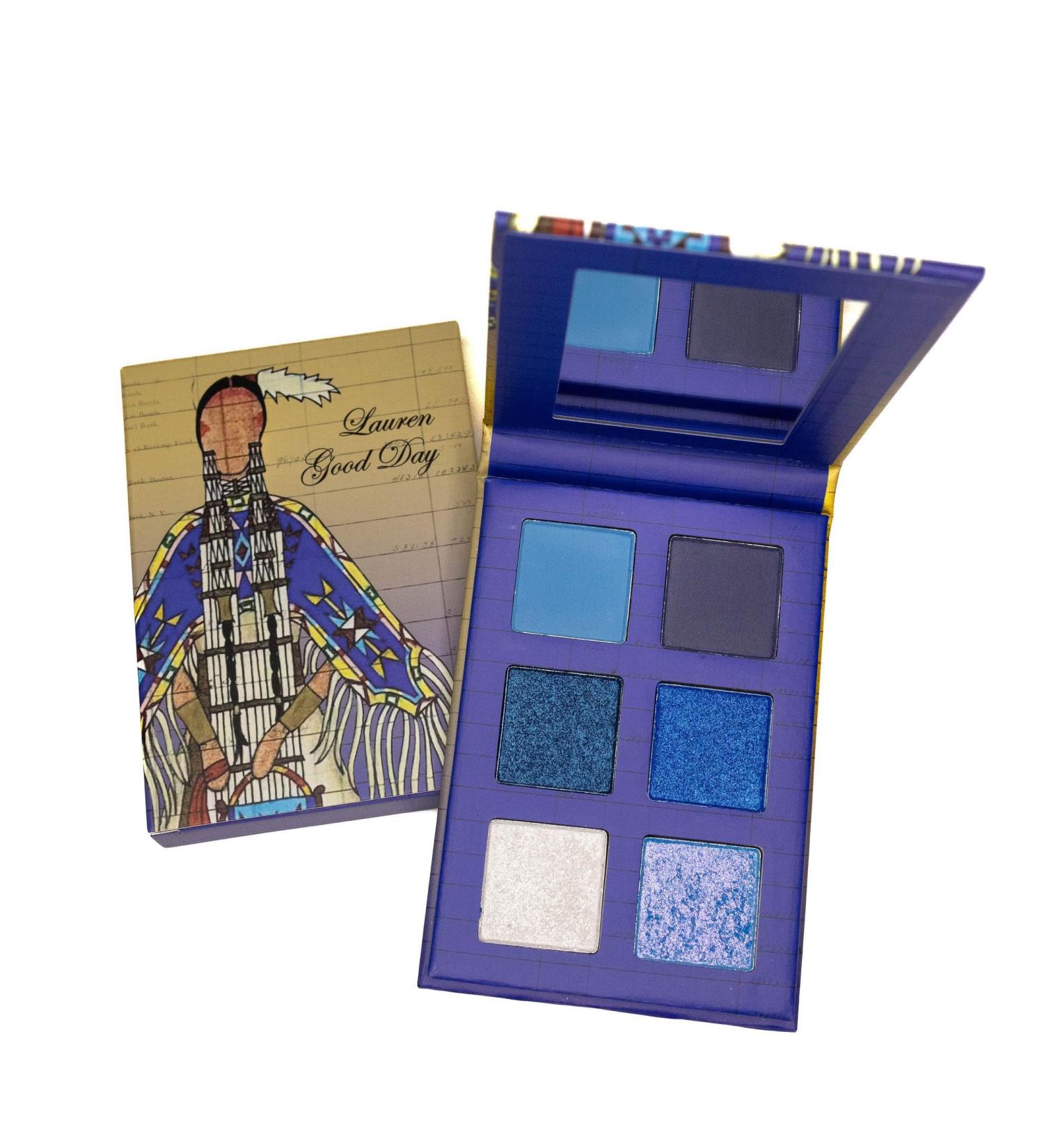 PRADOS BEAUTY Healing Waters Eyeshadow Palette | Travel-Friendly 6 Pan Palette with Shimmers Duochrome & Mattes - Buy Online on GoSupps.com