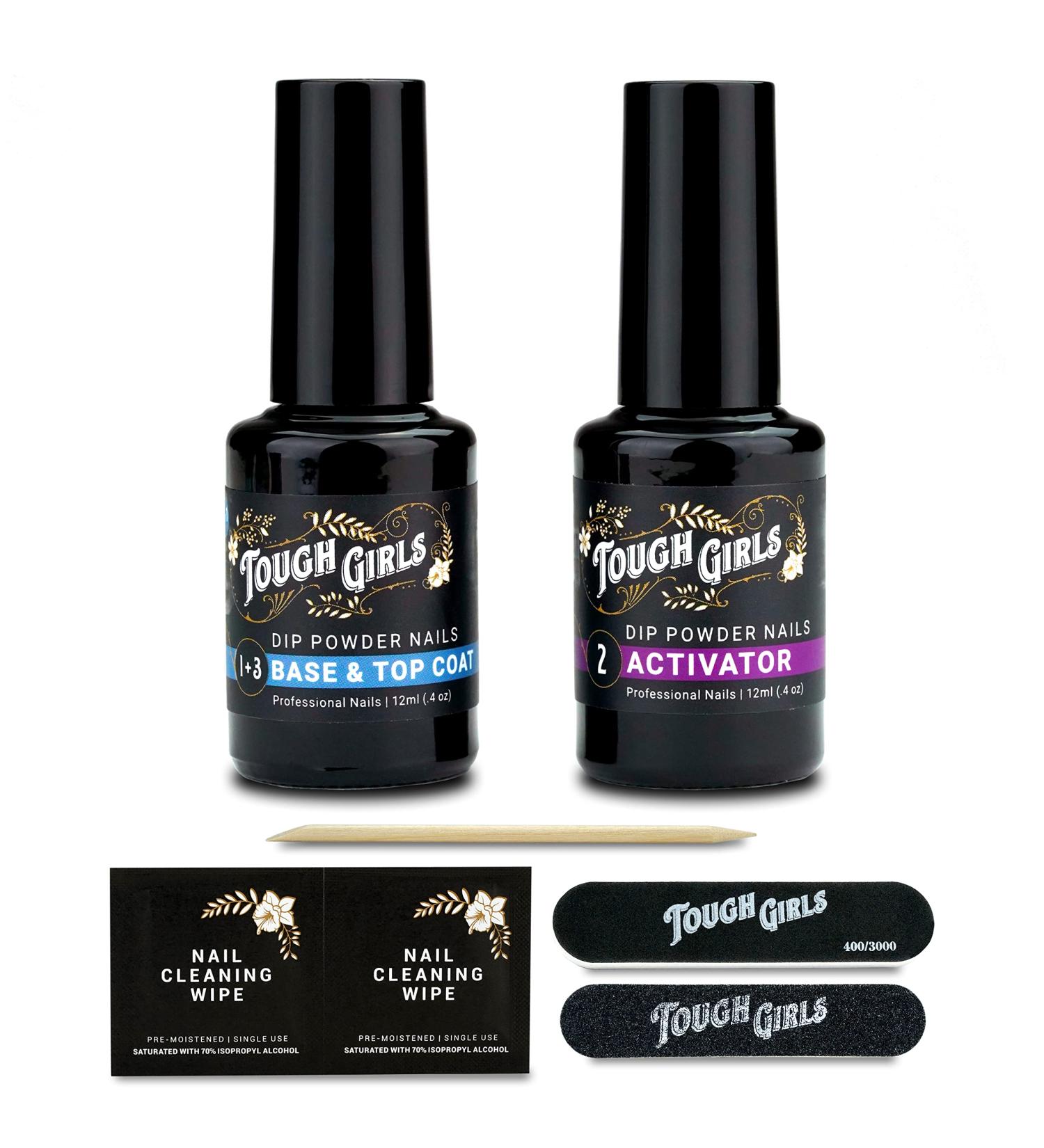 Tough Girls 2-in-1 Dip Powder Base & Top Coat Activator 12ml (2-Pack) - Buy Online on GoSupps.com