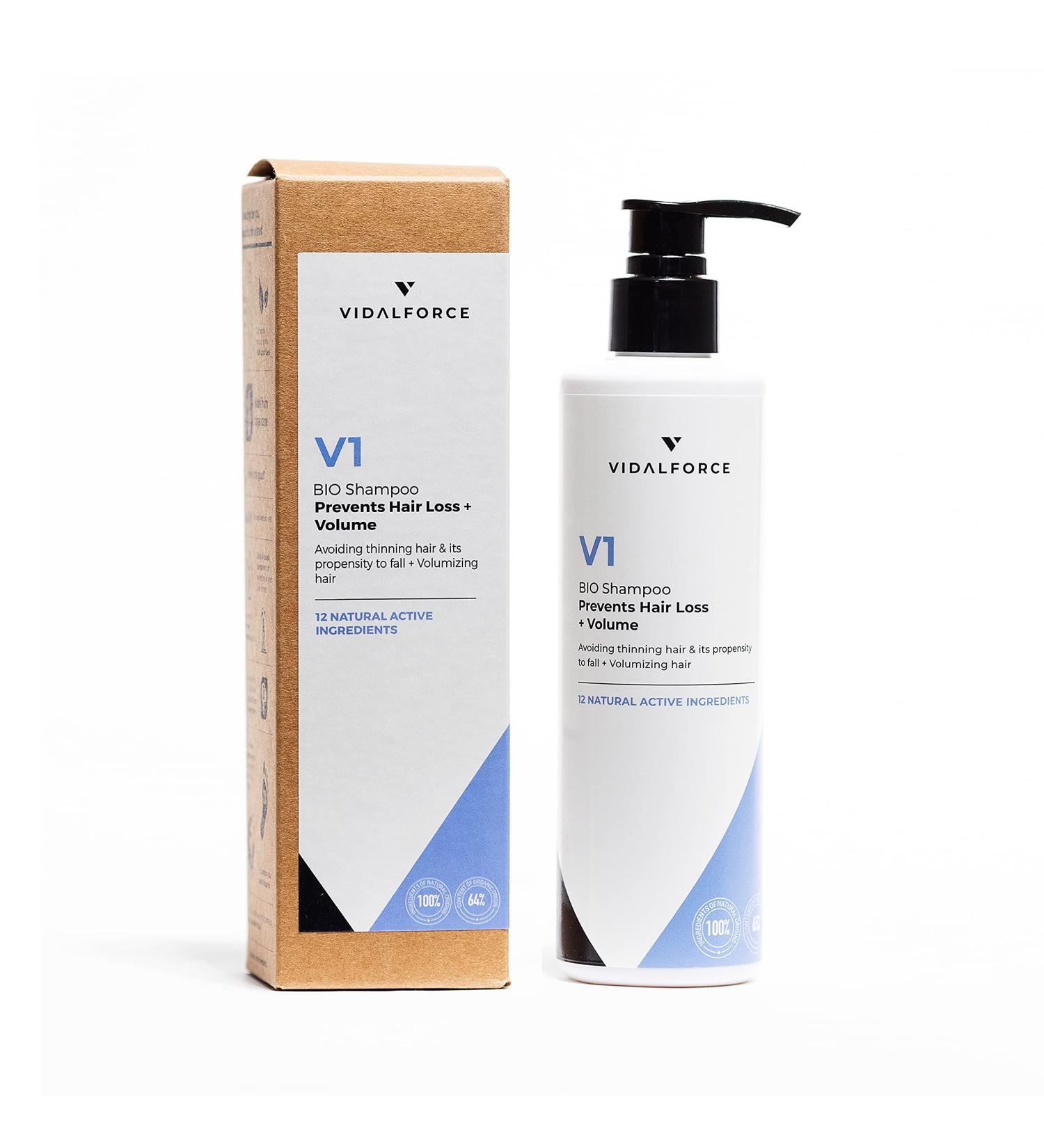 Organic Shampoo V1 I Anti-Hair Loss First Signs I + Immediate Volume - Buy Online on GoSupps.com