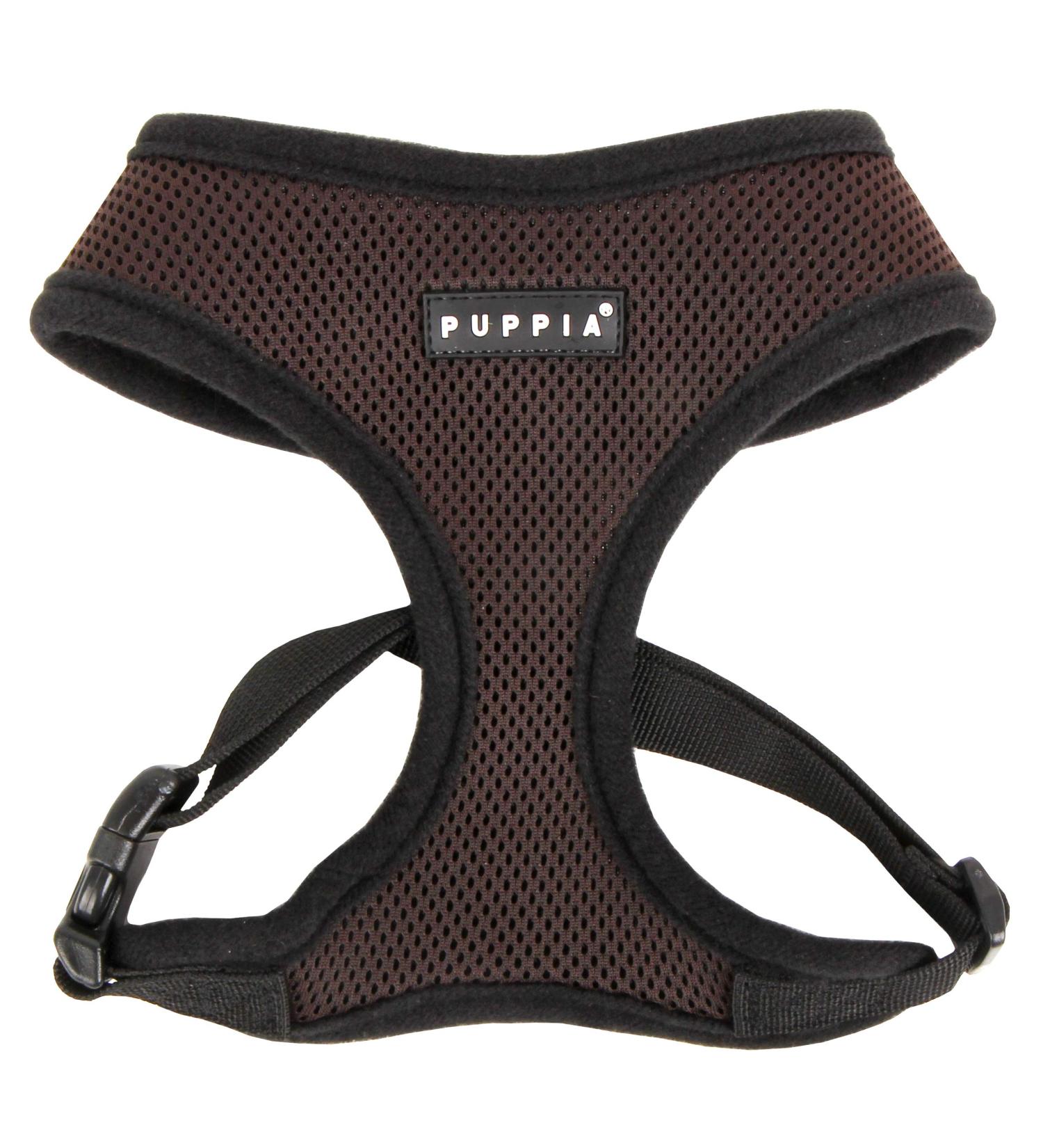 Puppia Dog Harness for Small & Medium Dogs - Soft Colorful Anti-Tension XS Brown - Versatile Puppy Harness & Dish - Buy Online on GoSupps.com