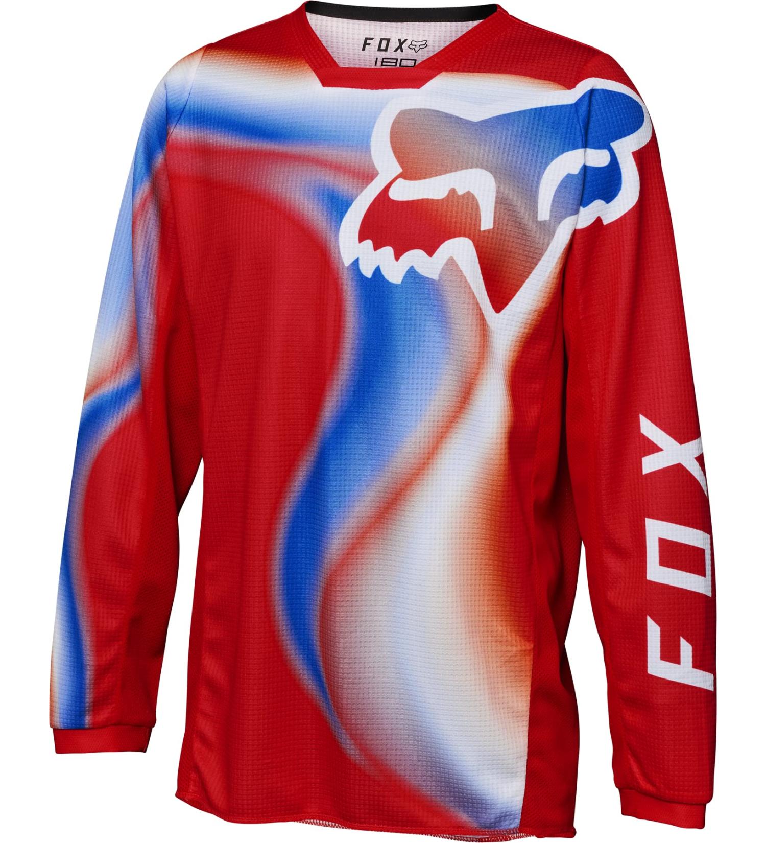 Fox Racing Unisex Kids 180 Toxsyk Jersey Shirt - M Red | Buy Internationally - Top Quality & Style - Buy Online on GoSupps.com