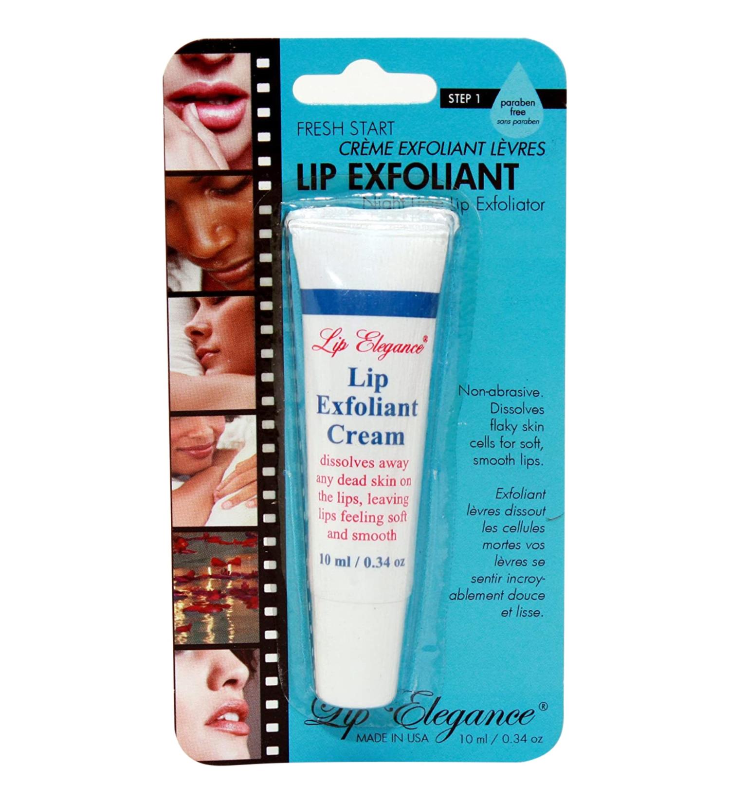 Lip Elegance Lip Exfoliator Cream - Intense Lip Repair and Lip Treatment Lip Exfoliant Cream - Lip Scrub Cream for Everday Lip Care - 0.34 Oz - Buy Online on GoSupps.com