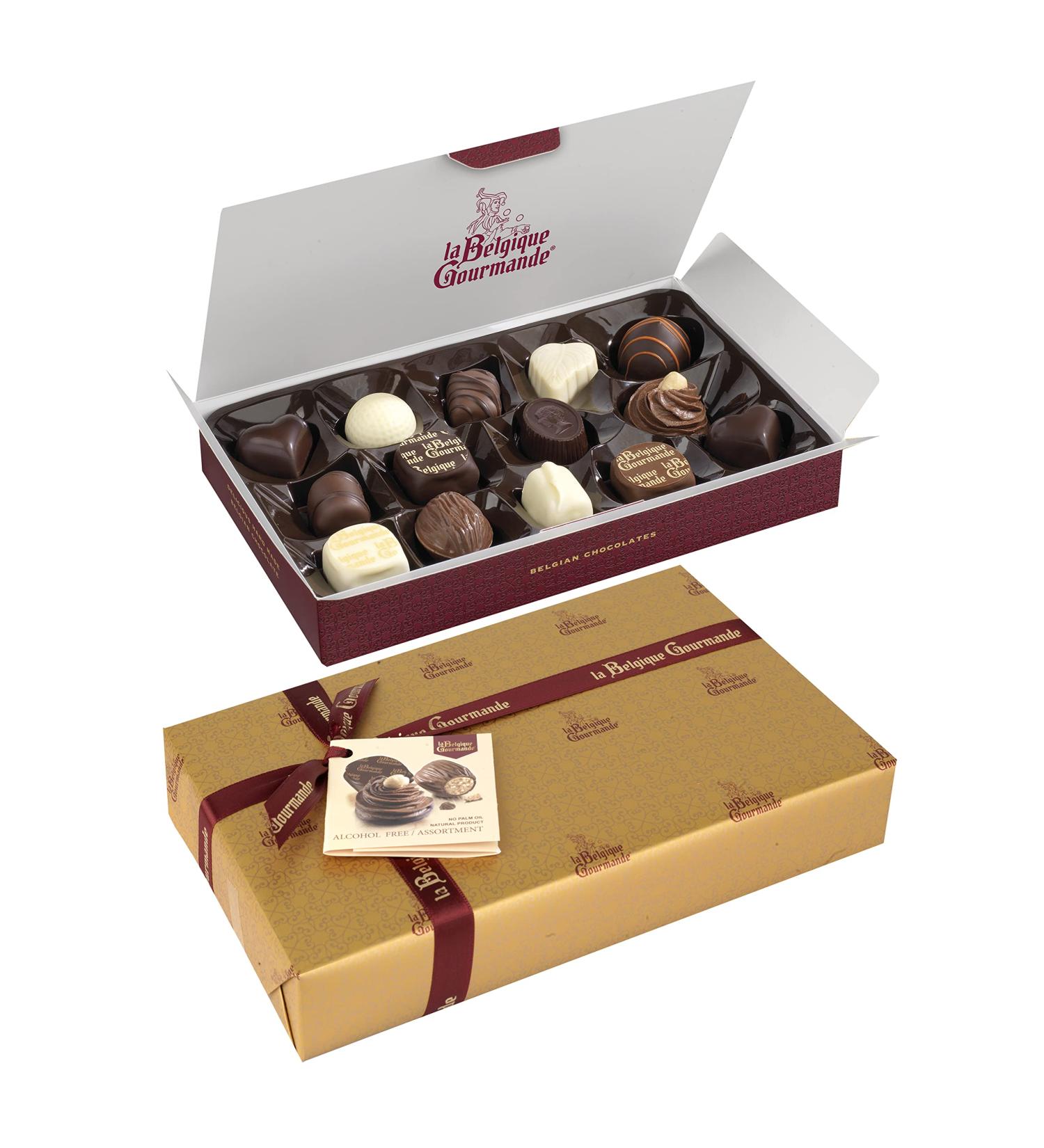 Ballotin of Belgian Pralines 200g - Assortment - La Belgique Gourmande - Buy Online on GoSupps.com