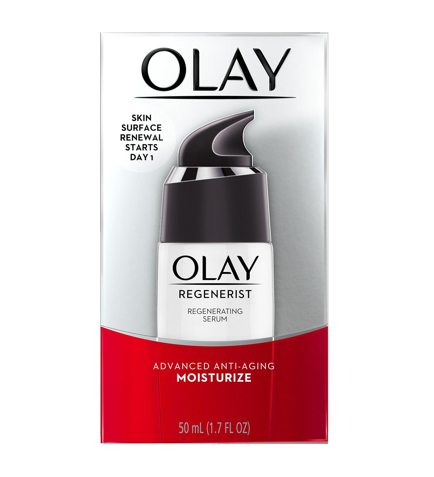 Olay Regenerist Anti-Aging Serum Gel Moisturizer - 1.7 fl oz | Regenerate & Hydrate - Buy Online on GoSupps.com