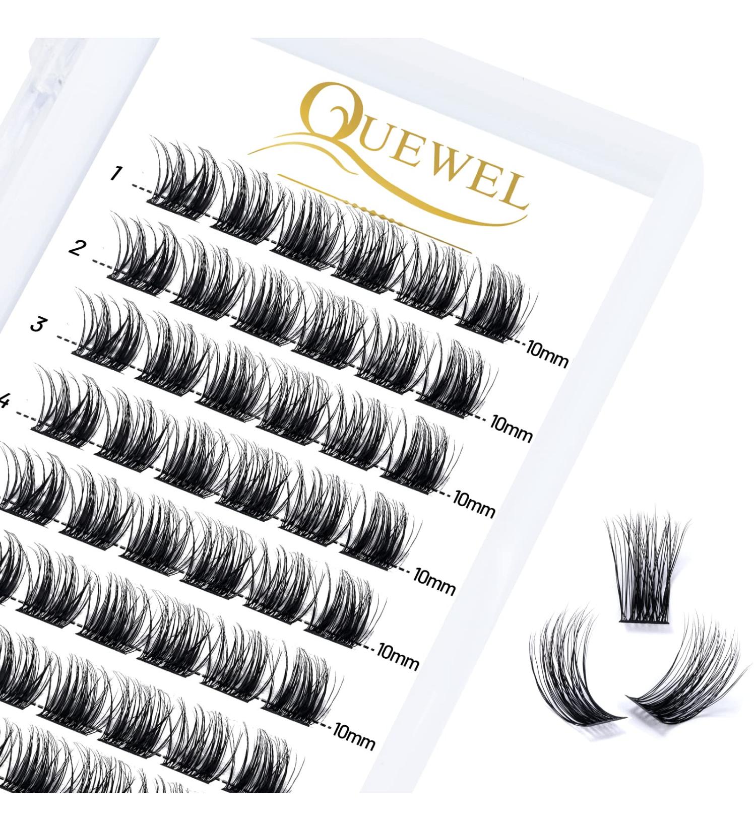 Individual Eyelash Segments 10mm - Natural 02-C - DIY Eyelash Extensions for Makeup - Buy Online on GoSupps.com