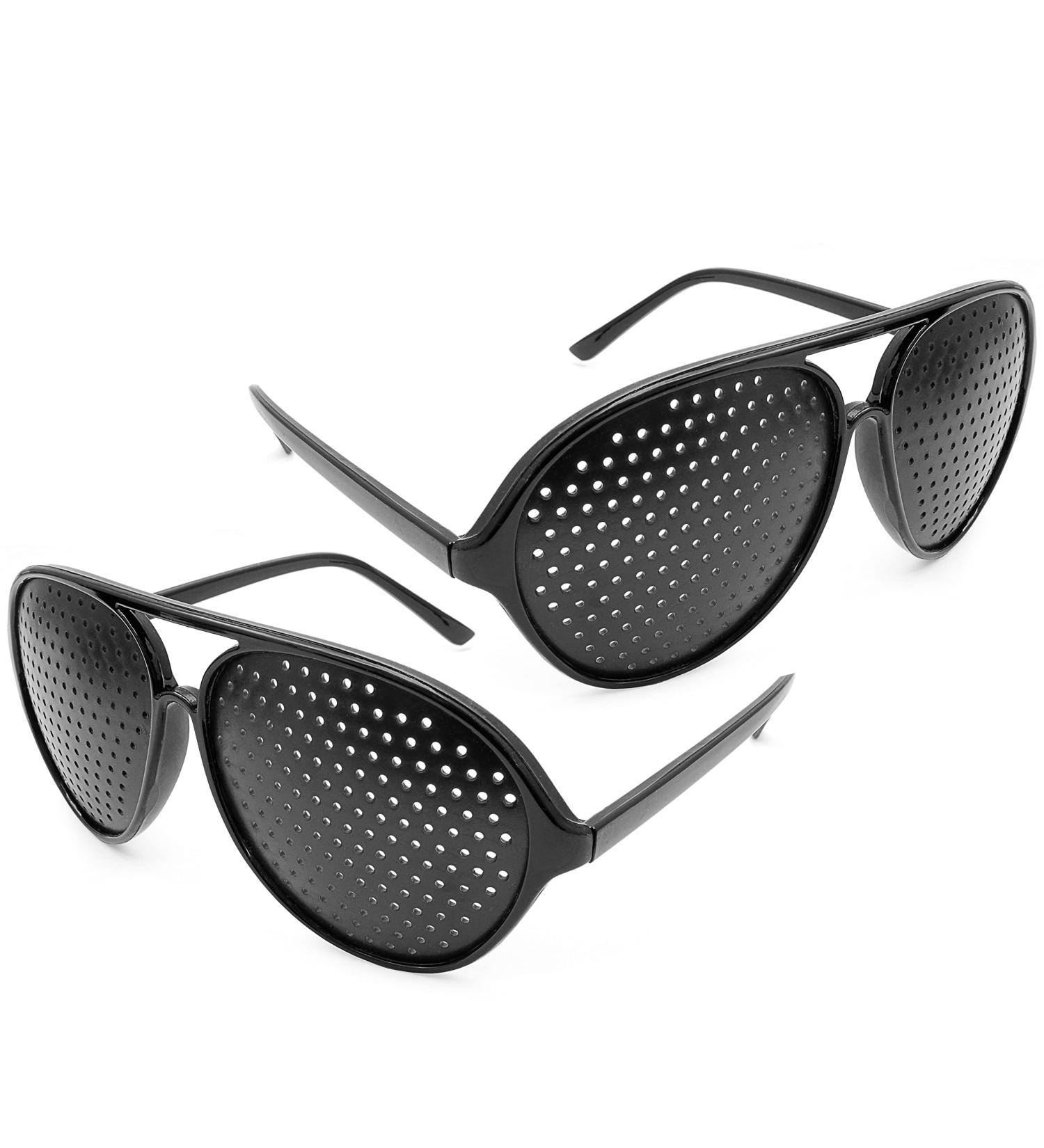 Shop Ganzoo Grid Glasses | Eye Training & Relaxation Set of 2 | Foldable Temples - Form C - Buy Online on GoSupps.com