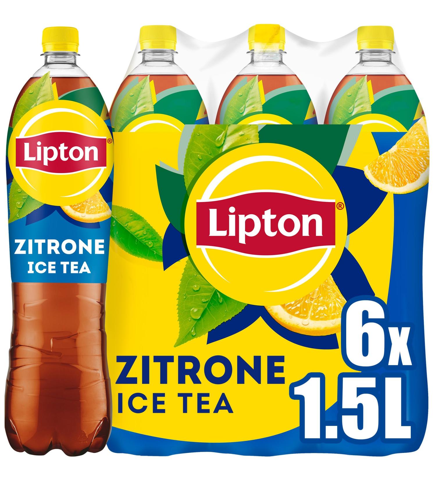 Buy LIPTON ICE TEA Lemon - Iced Tea with Lemon Flavour (6 x 1.5L) - Disposable Packaging - Ship Internationally - Buy Online on GoSupps.com