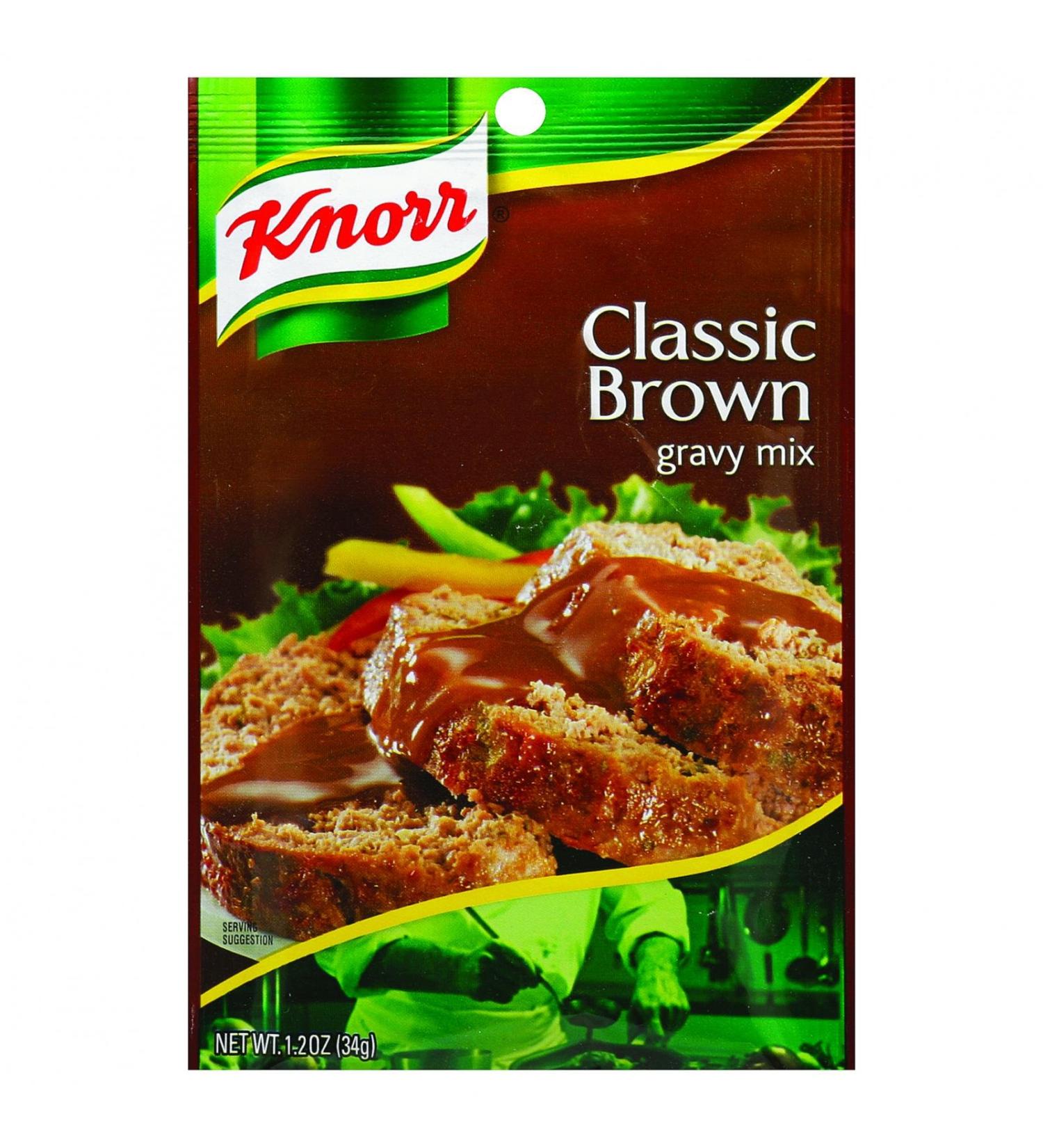 Knorr Gravy Mix - Classic Brown - 1.2 oz - Case of 12