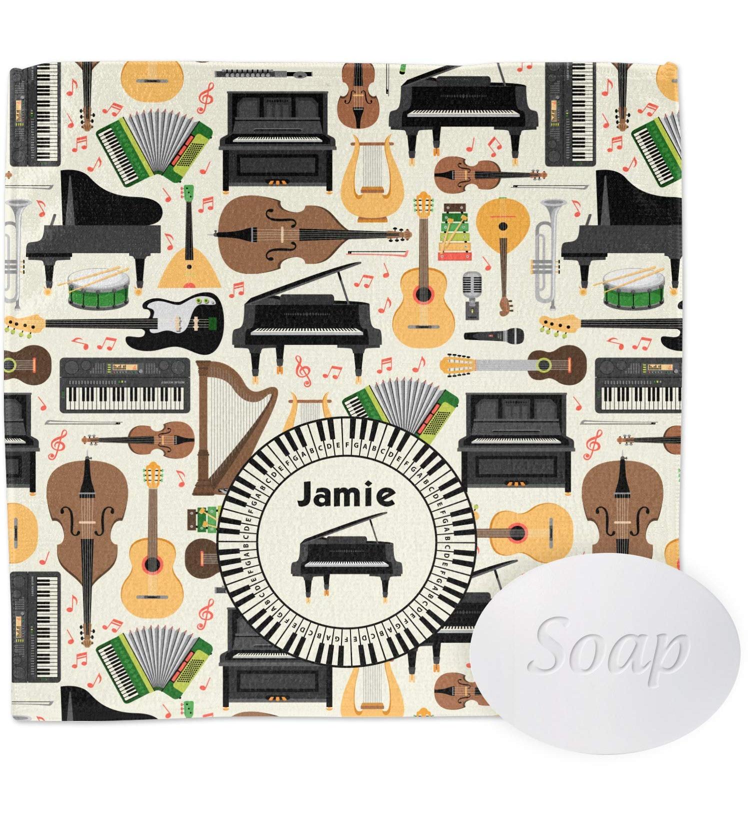 YouCustomizeIt Personalized Musical Instruments Washcloth