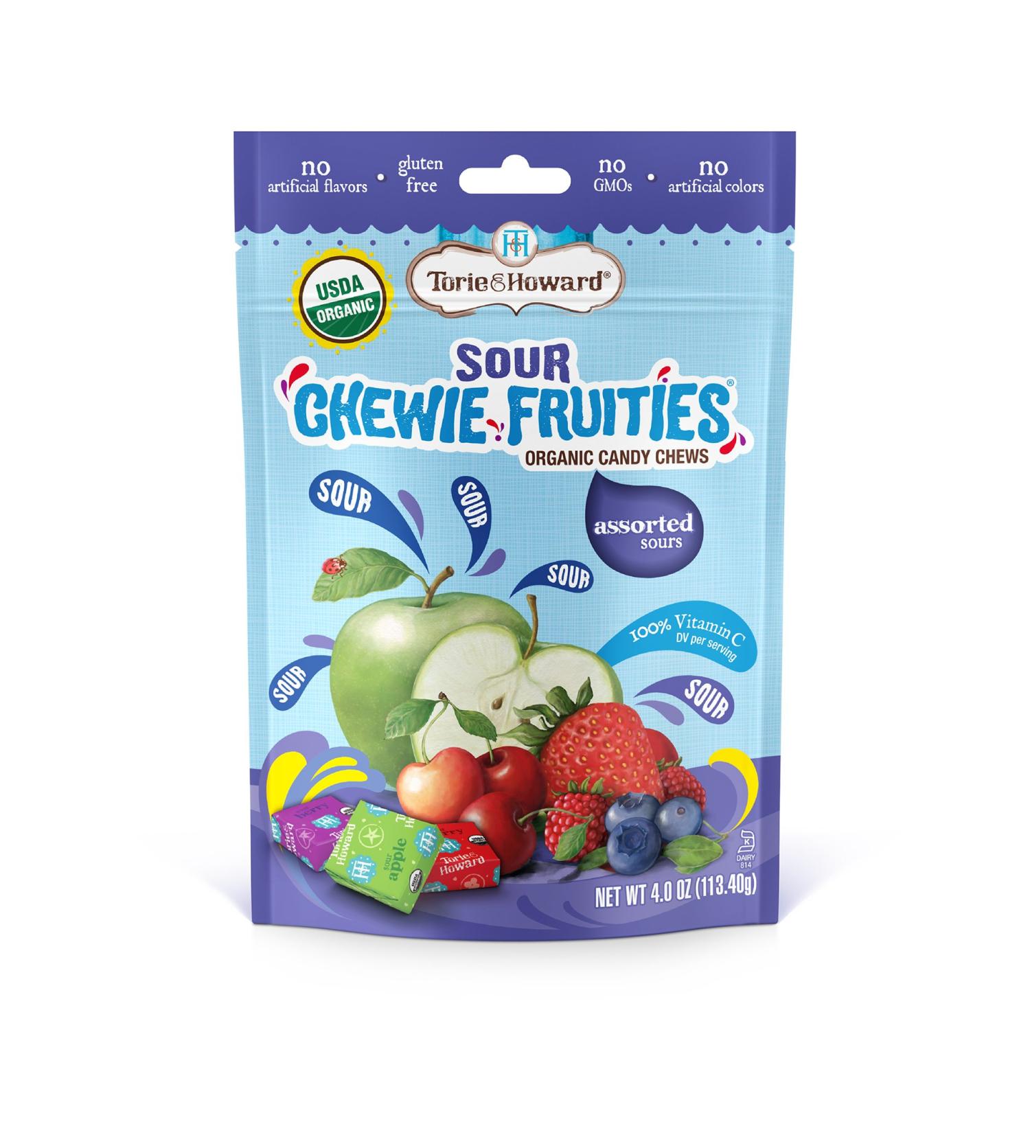 Torie and Howard Chewie Fruities Sour Assorted Flavors 4oz - Pack of 1 - Buy Online on GoSupps.com