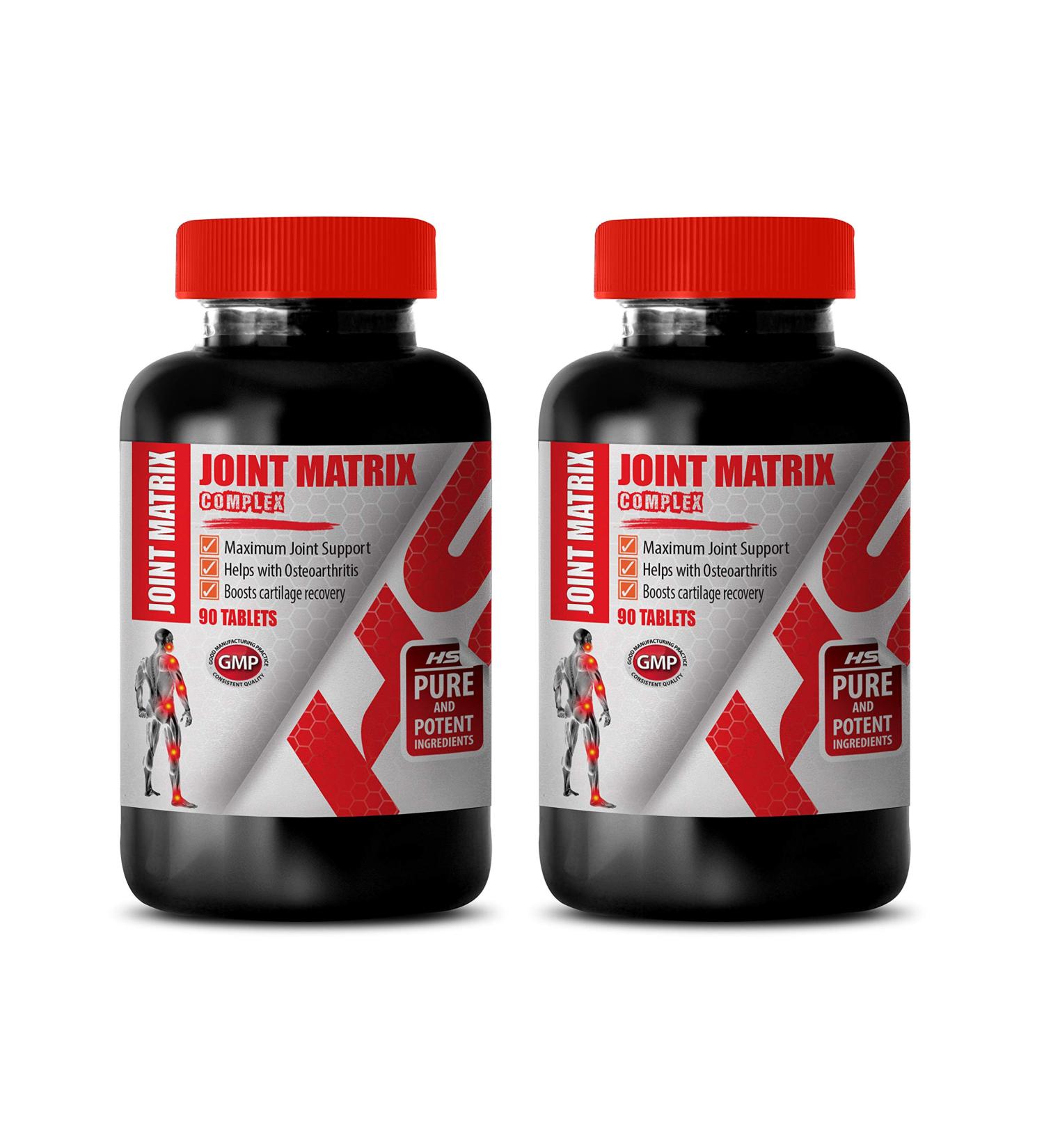 Performance Mobility - JOINT MATRIX COMPLEX - Wellness Essentials Vitality Blend Herbal Wellness Strength & Support Comprehensive Formula Full-Range Motion Natural Strength 2 Bottles 180 Caps - Buy Online on GoSupps.com