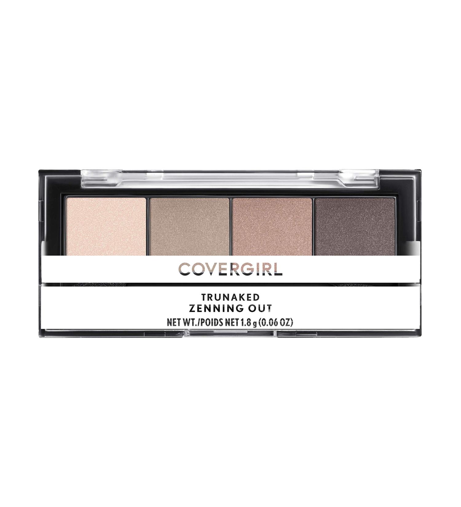 COVERGIRL TruNaked Zenning Out Eyeshadow Palette - 6 Shades, 0.06 Fl Oz - Shimmer Eyeshadow Collection with Fade-Proof Formula - Buy Online on GoSupps.com