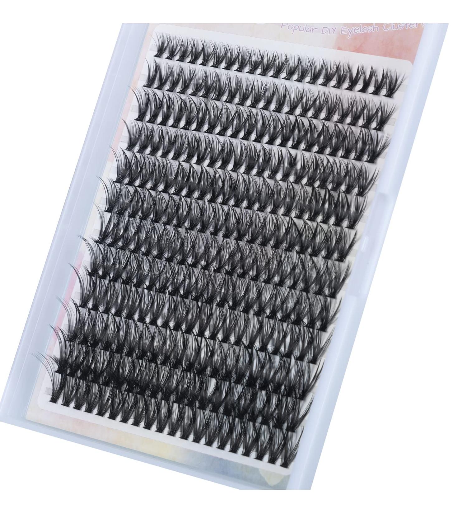 MAEXUS 240 Clusters 40D C Curl Mega Volume Wispy Eyelash Extensions DIY Kit - 0.07D 9-16mm Mix - Buy Online on GoSupps.com