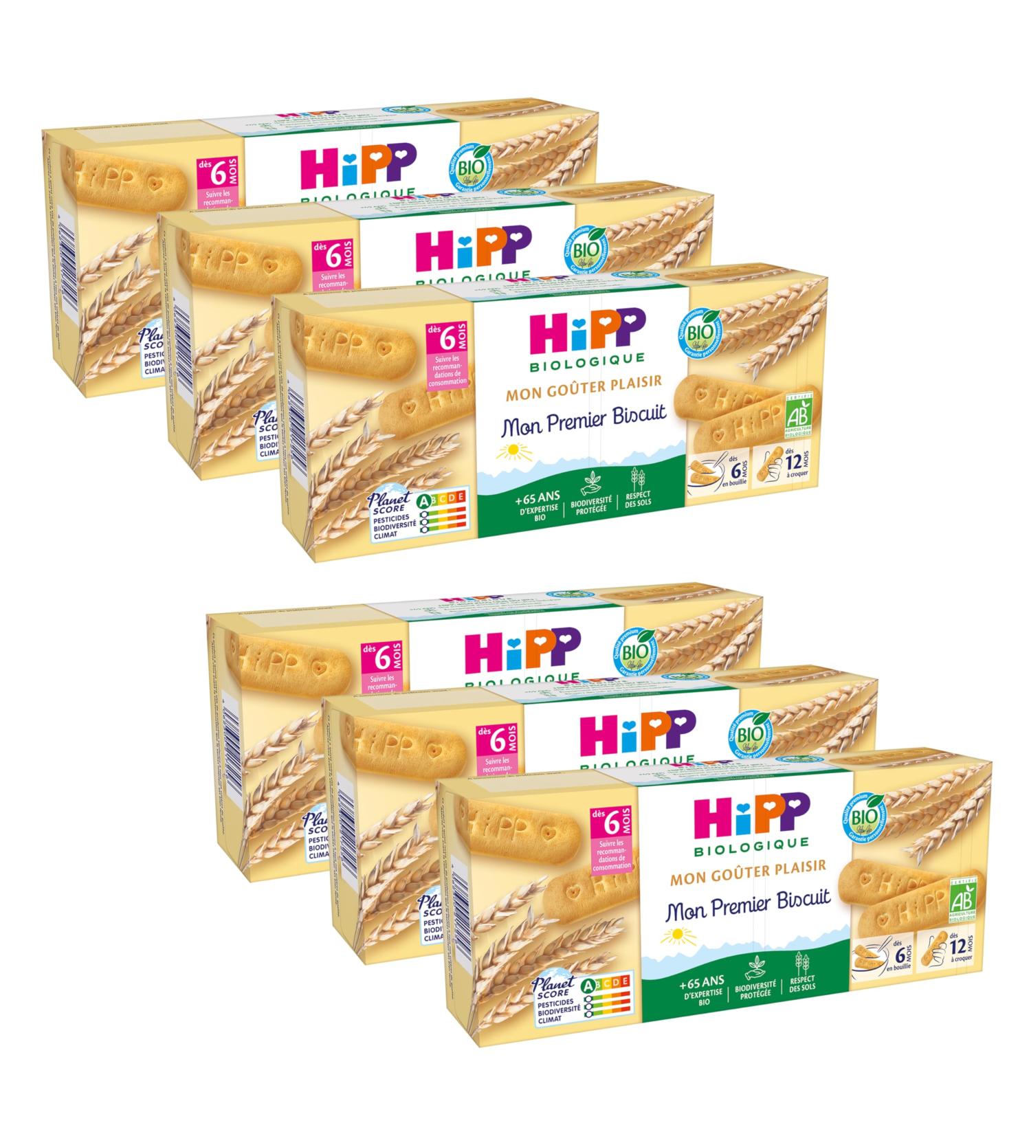 Hipp Organic My First Biscuit From 6 Months 6 Box Of 180 G - Buy Online on GoSupps.com