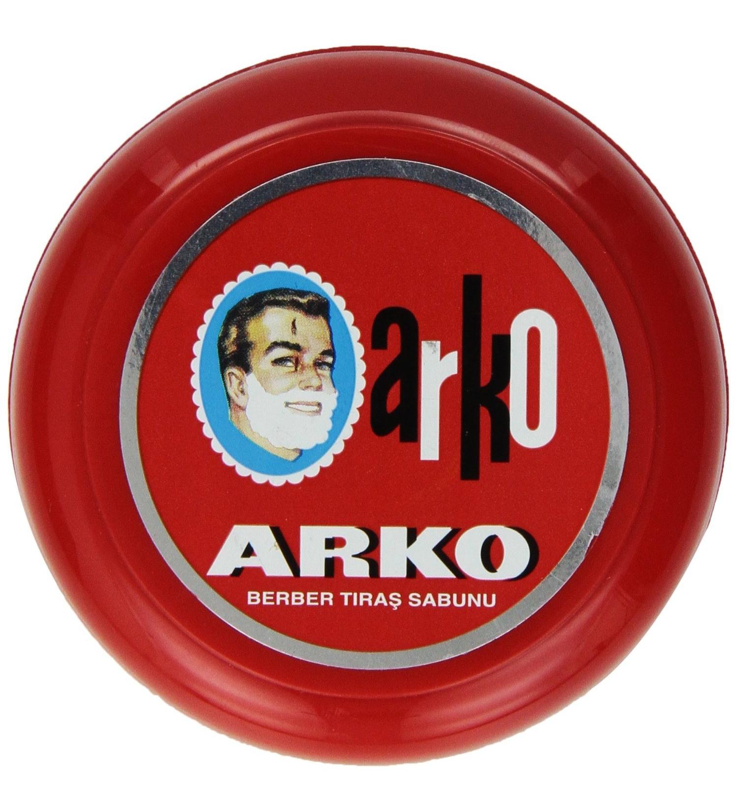 ARKO Shaving Cream SOAP with Bowl/CASE 90 Grams x 2 TUBS - Buy Online on GoSupps.com