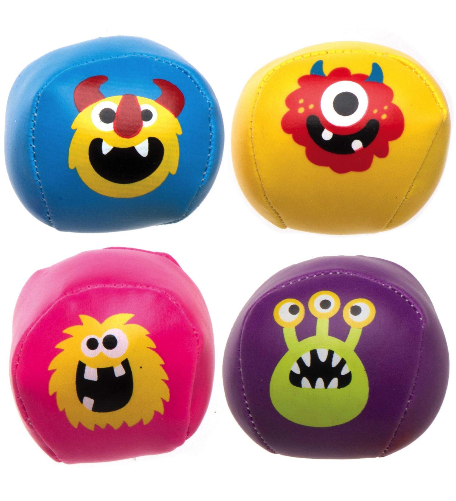Baker Ross Ax273 Monster Bunch Mini Soft Balls - 6 Fun Winter Toys for Kids | Perfect for Parties & Gifts - Buy Online on GoSupps.com