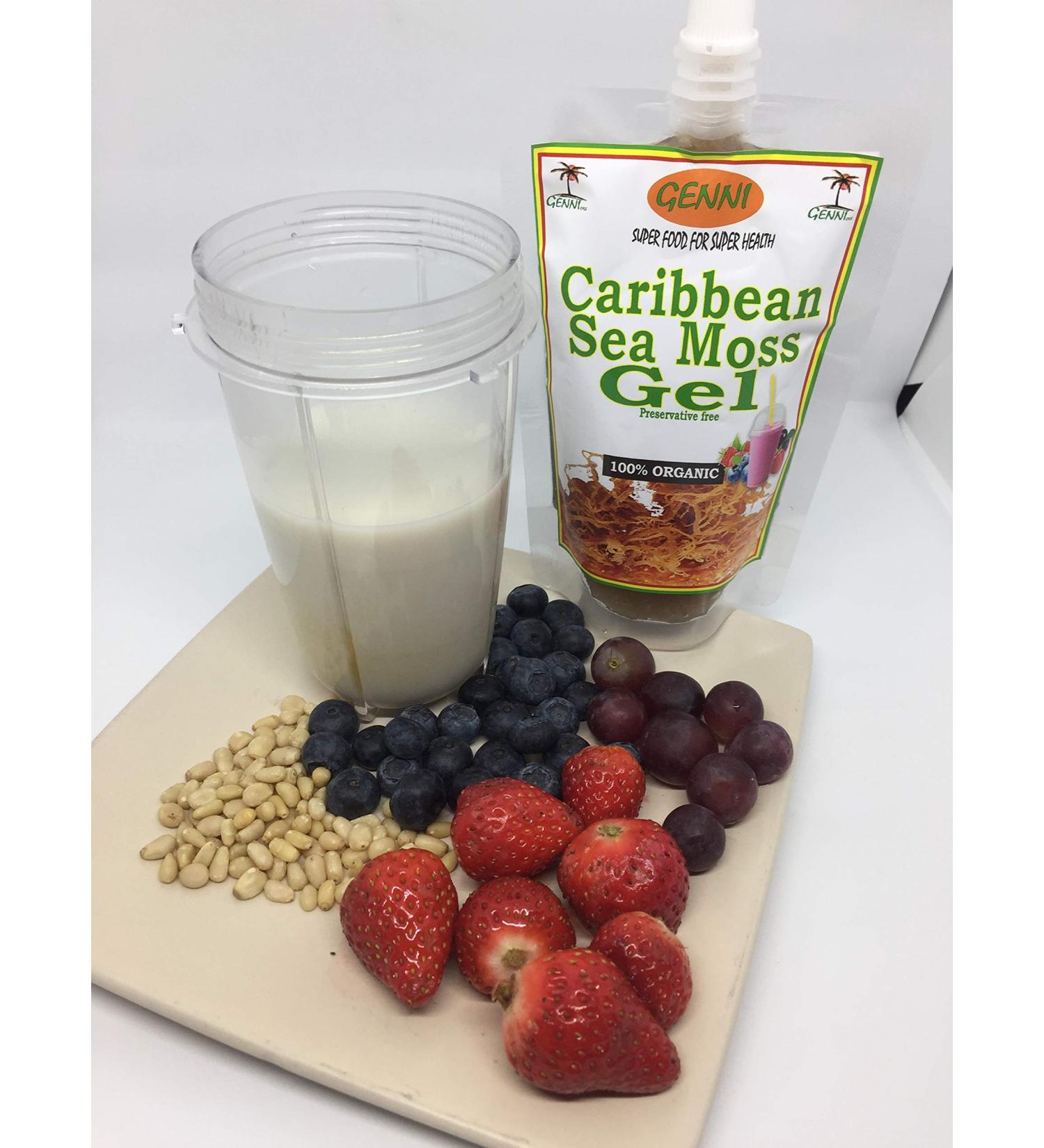 Caribbean Sea Moss Gel 6 Packs of 250 ml Pack of 4 - Buy Online on GoSupps.com