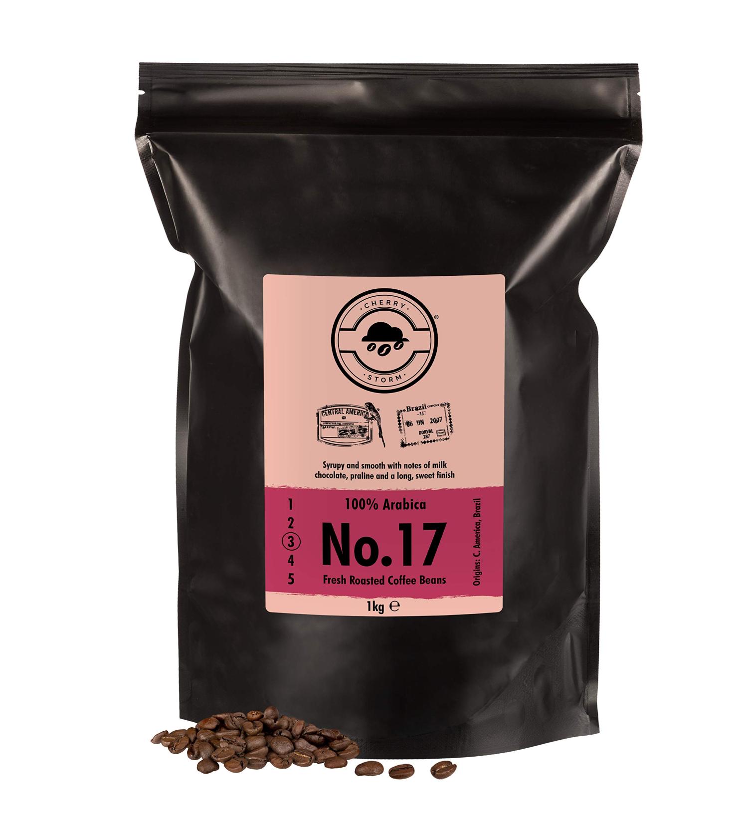 Cherry Storm No. 17 Blend Coffee Beans 1kg - 100% Arabica (Pack of 1) - Buy Online on GoSupps.com