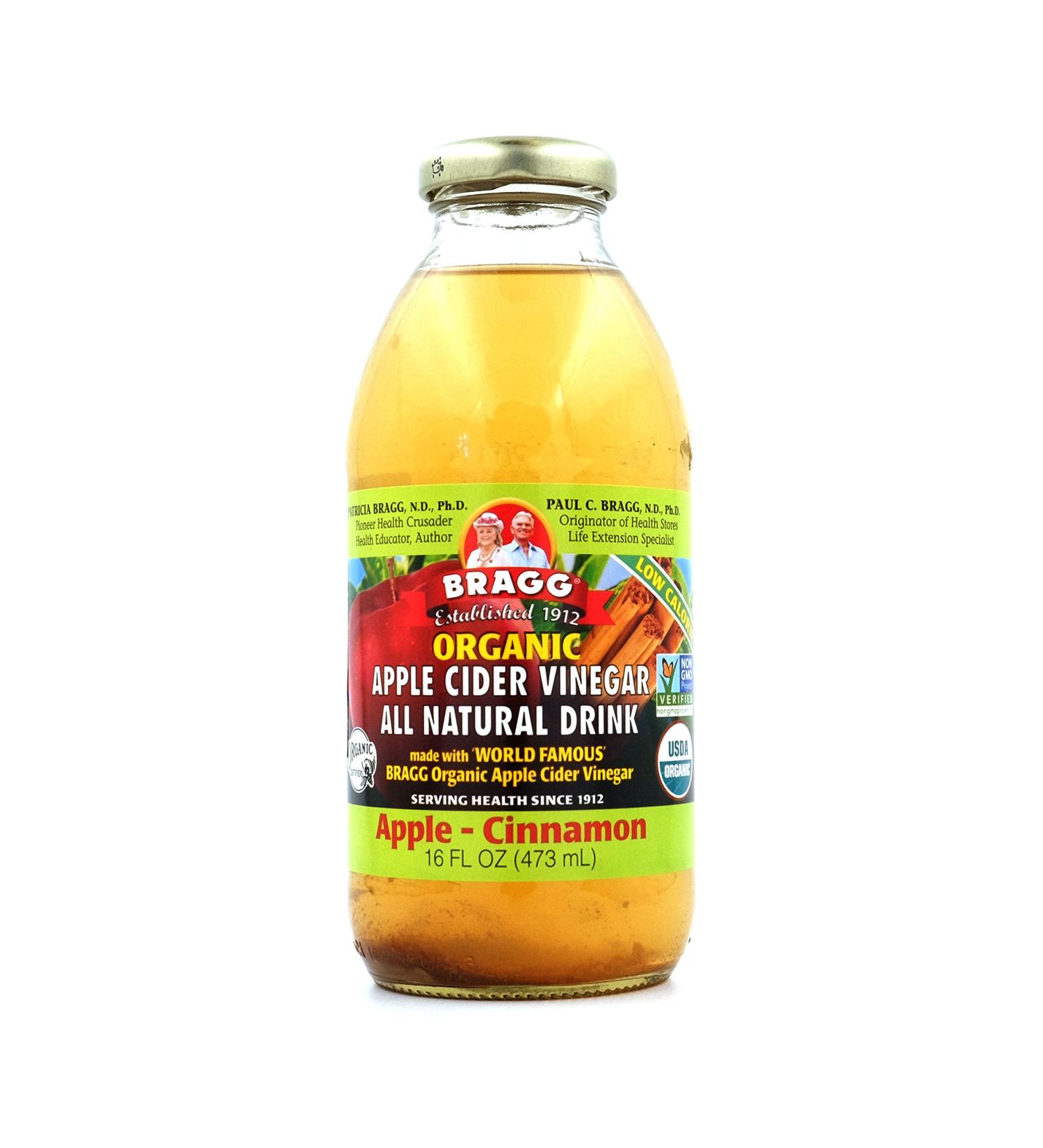 Bragg Apple Cider Vinegar Drink Apple & Cinnamon 16oz (Pack of 6) - Buy Online on GoSupps.com