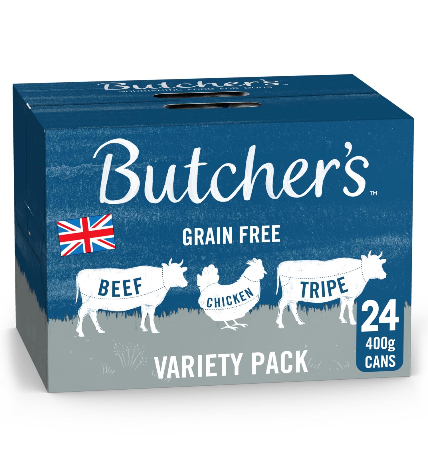 Butchers Recipe Chunks in Jelly 24 pack x 400g - Buy Online on GoSupps.com