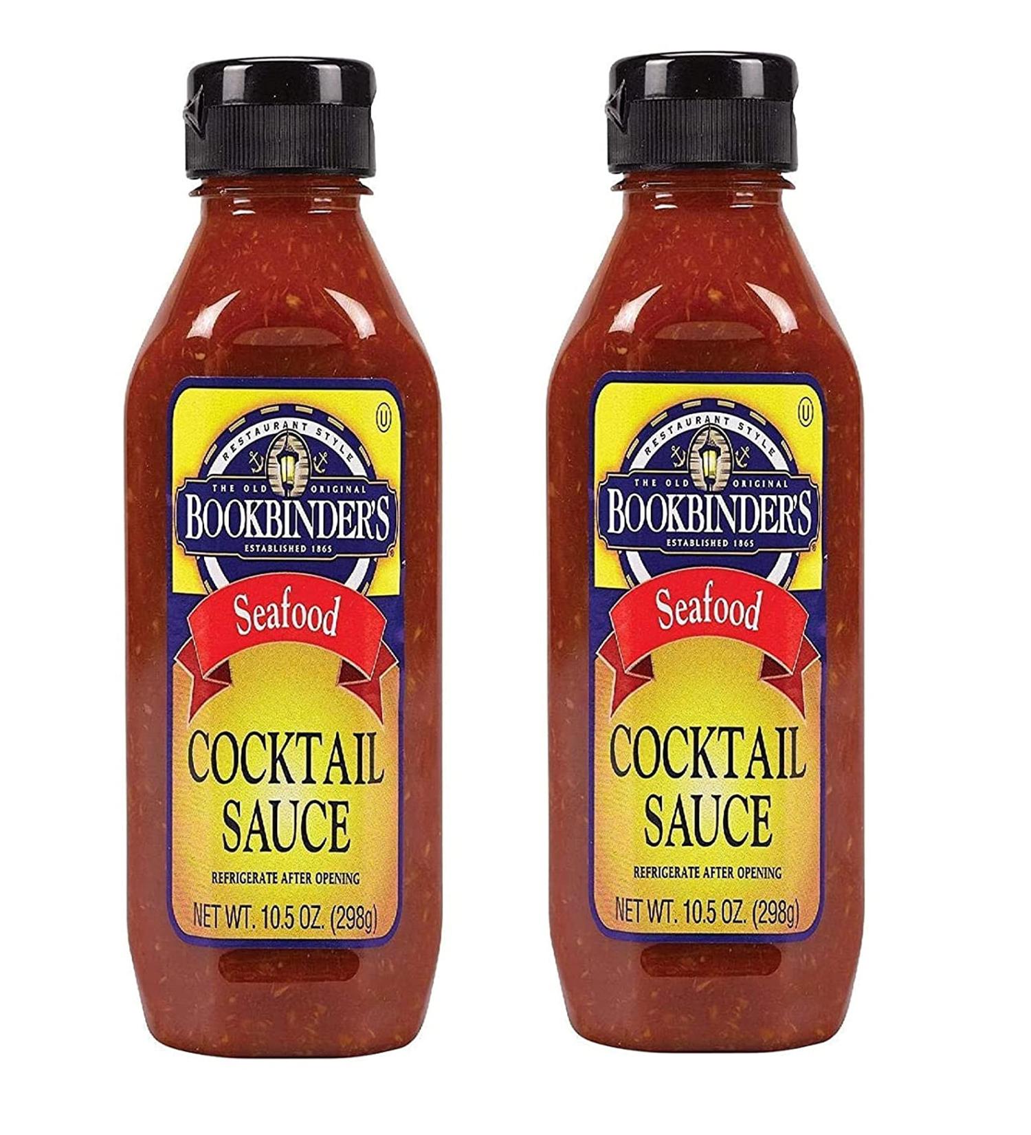 Bookbinders Seafood Cocktail Sauce 10.5 Oz (2 Pack) - Premium Quality for Your Seafood Delights - Buy Online on GoSupps.com