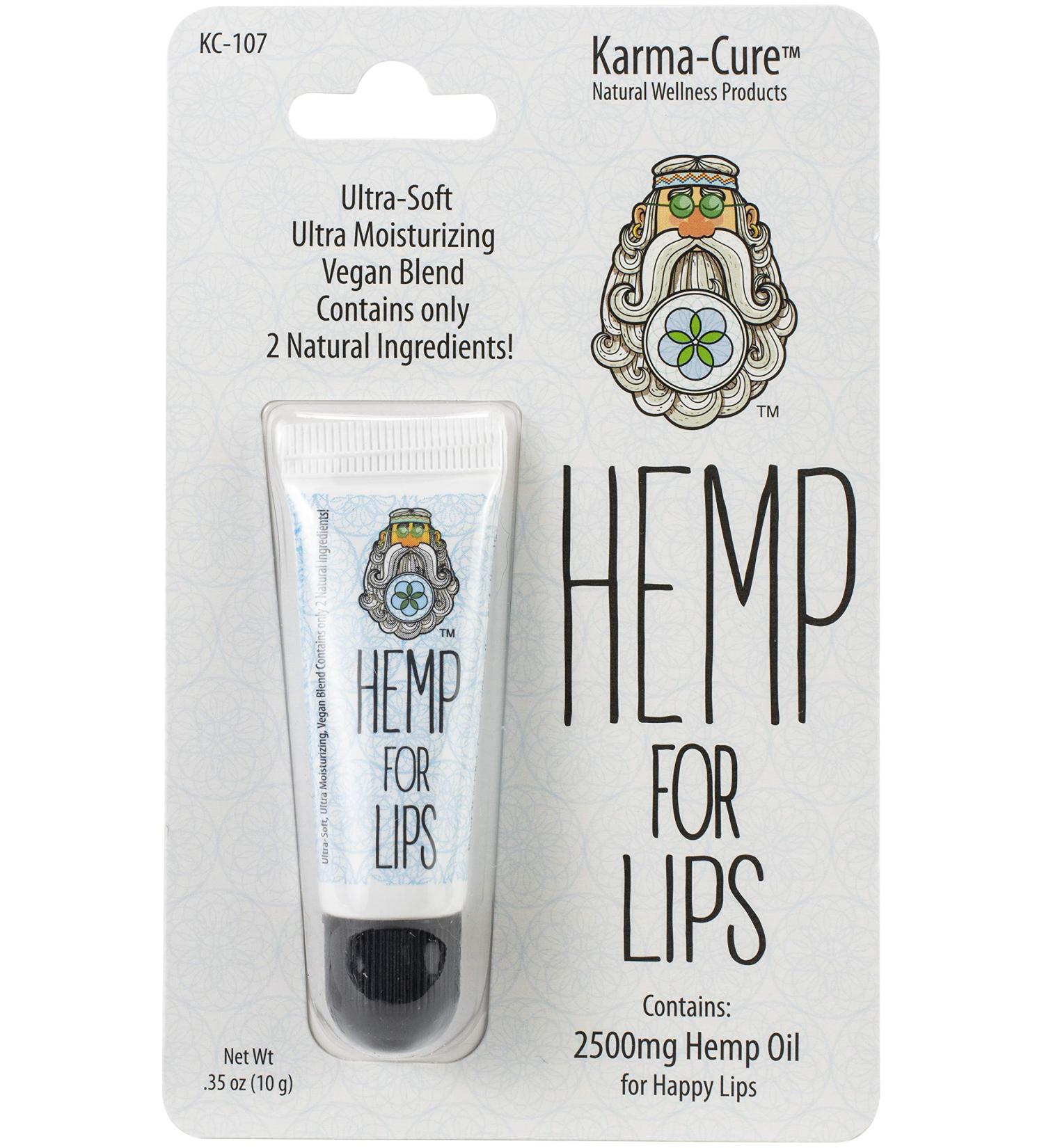 Karma-Cure Hemp Lip Balm - 0.35oz Tube - Buy Online on GoSupps.com
