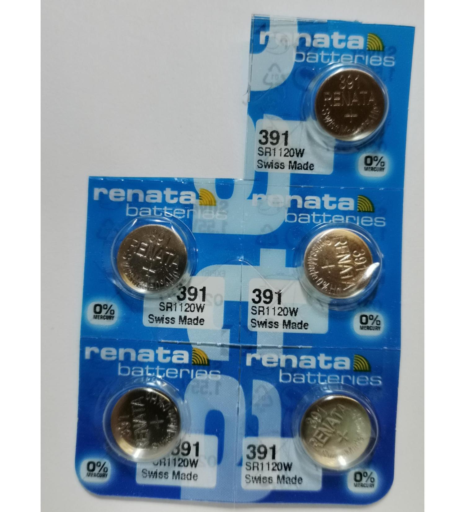 Buy Renata 391 Silver Oxide Watch Battery (5 Pack) - Premium Quality Long-Lasting Power - Fast International Shipping - Buy Online on GoSupps.com