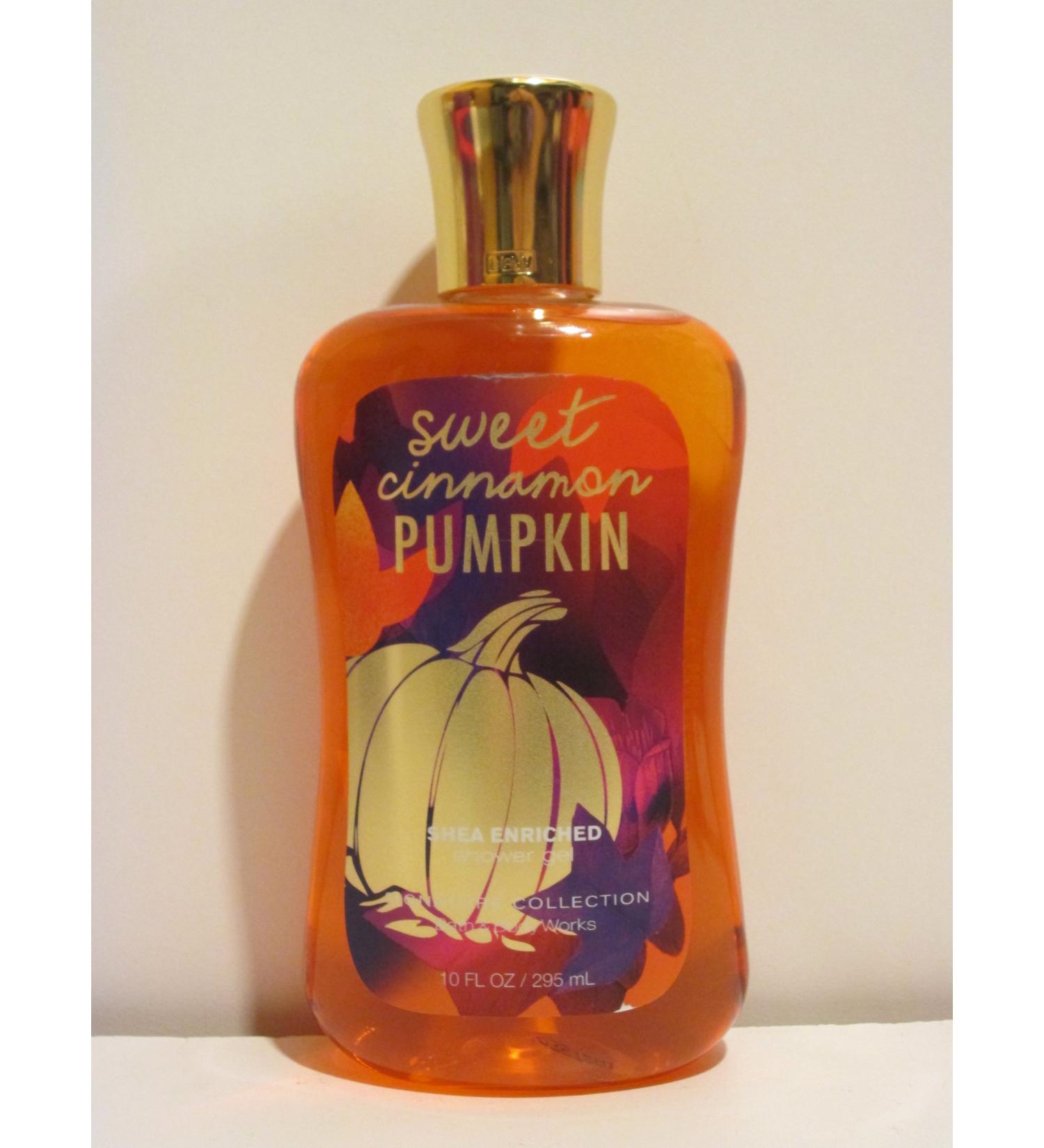 Bath and Body Works Sweet Cinnamon Pumpkin Shower Gel 10 Oz New Style Label for 2012