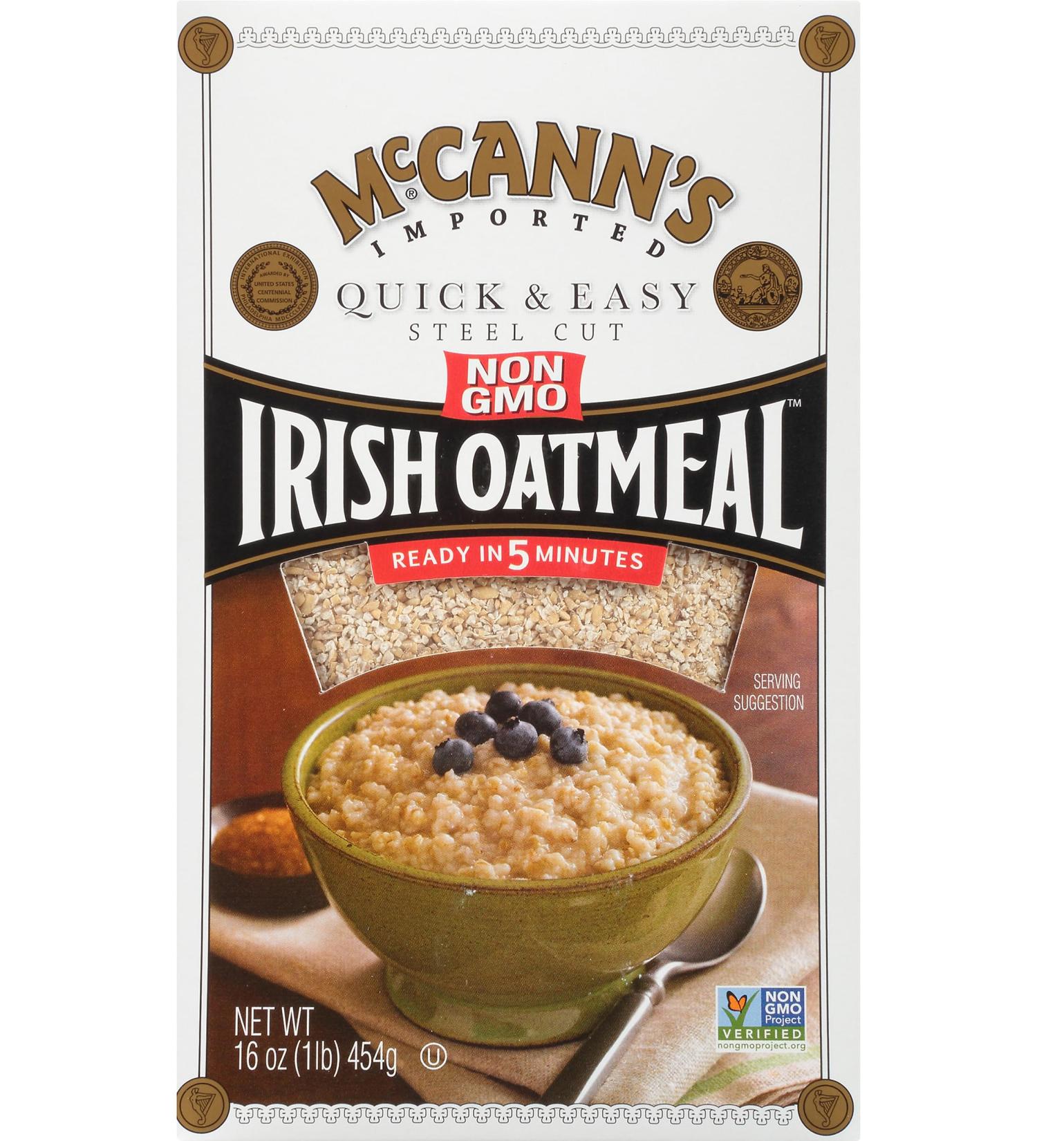 MCCANN'S IRISH OATMEAL IRISH OATMEAL QUICK&EASY 16 OZ - Buy Online on GoSupps.com