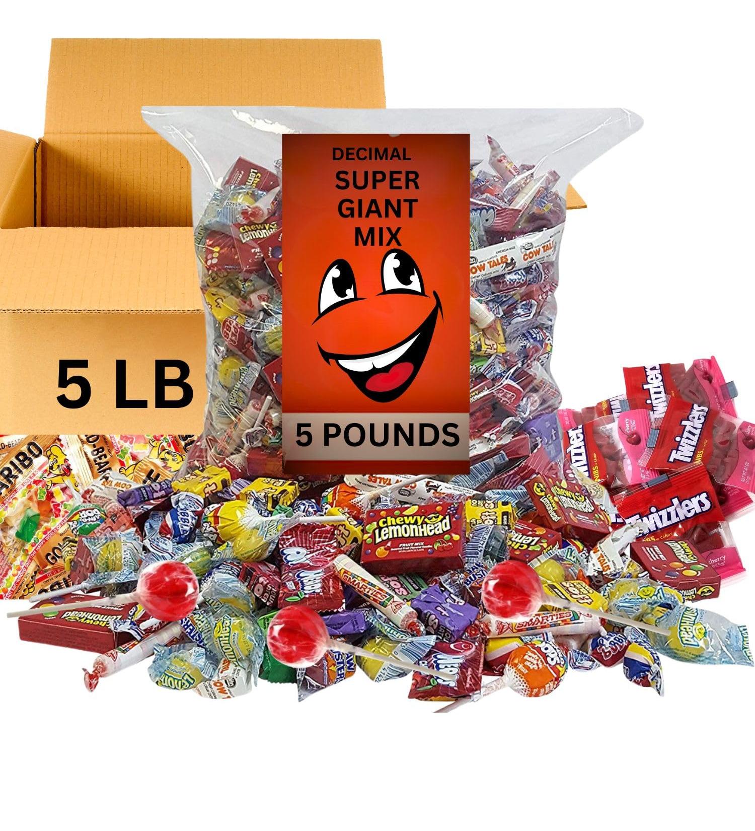 Generic Assorted Candy Filler 5 lbs Individually Wrapped Sweets for Parties and Kids