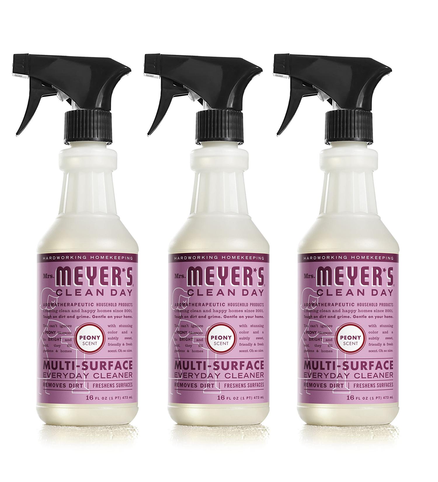 Mrs. Meyer's Peony All-Purpose Cleaner Spray 16 fl. oz - Pack of 3 - Buy Online on GoSupps.com