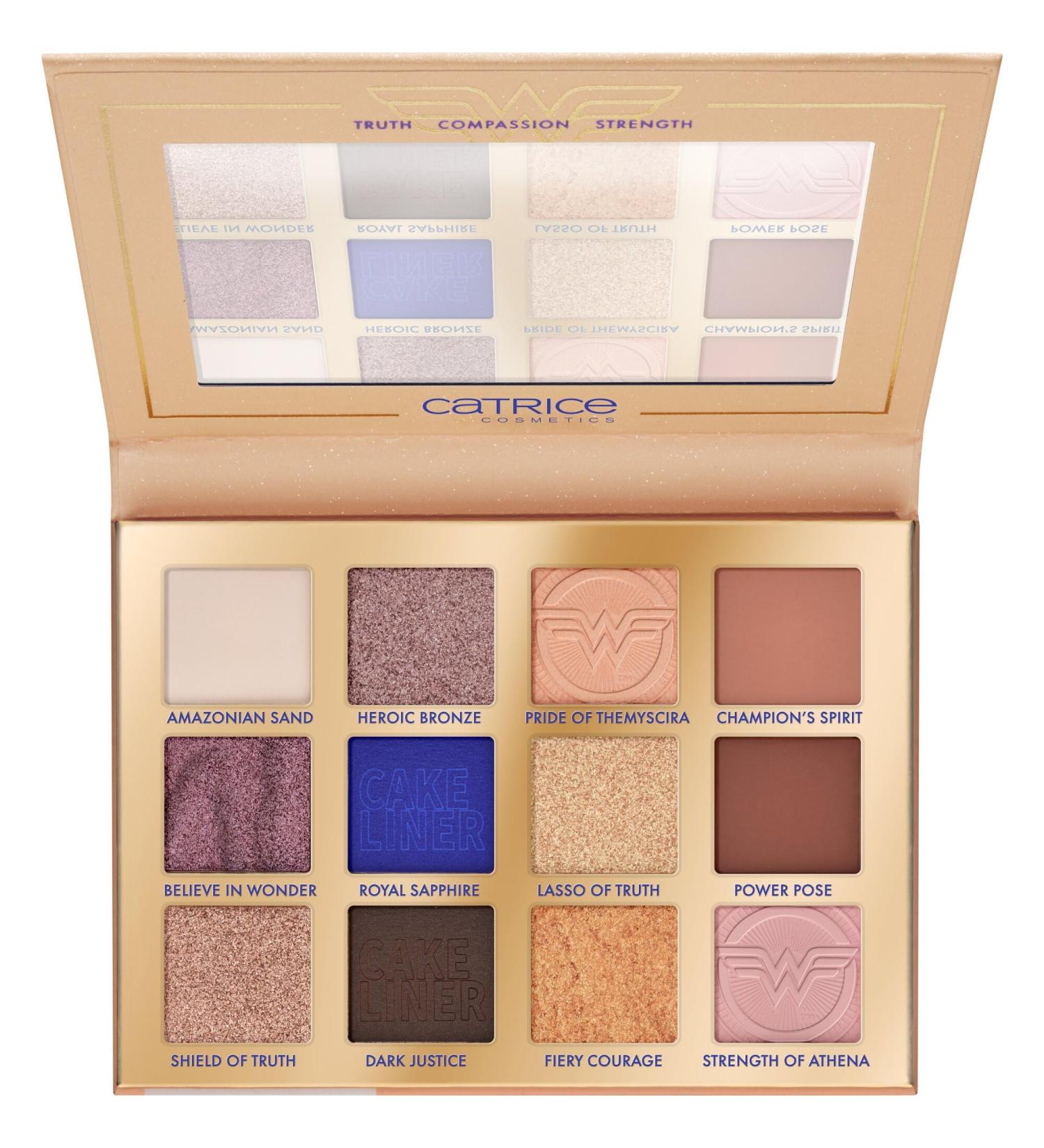 cosnova Catrice Wonder Woman eyeshadow palette highly pigmented intensive shiny color intensive 155g - Buy Online on GoSupps.com