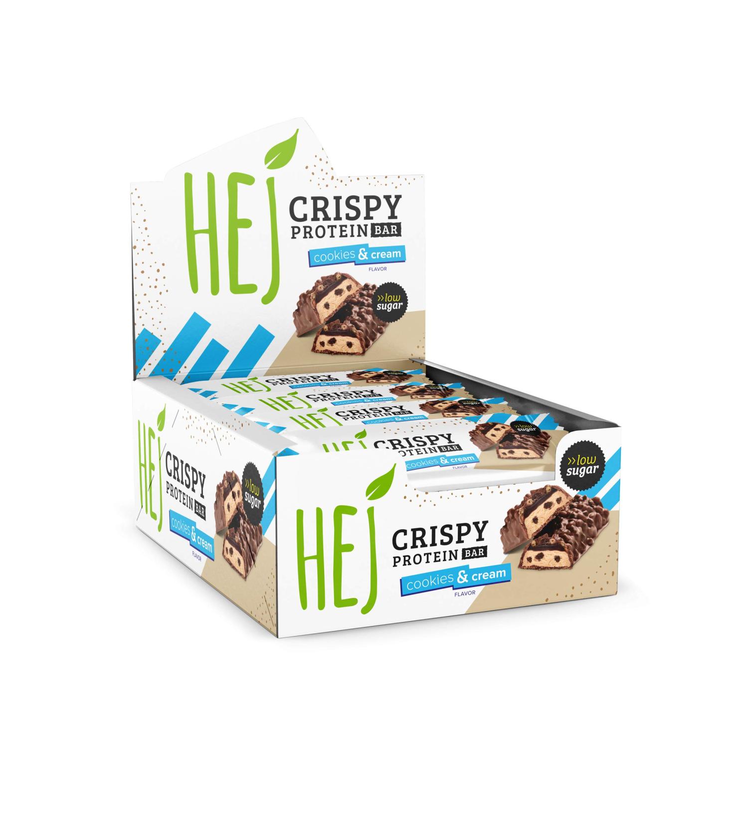 HEJ Natural FID58161 Crispy Bar Protein Bars - Buy Online on GoSupps.com