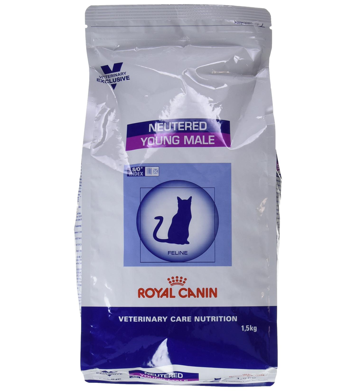 Royal Canin Vet Care Nutrition Cat Food Neutered Young Male 1.5 Kg - Buy Online on GoSupps.com