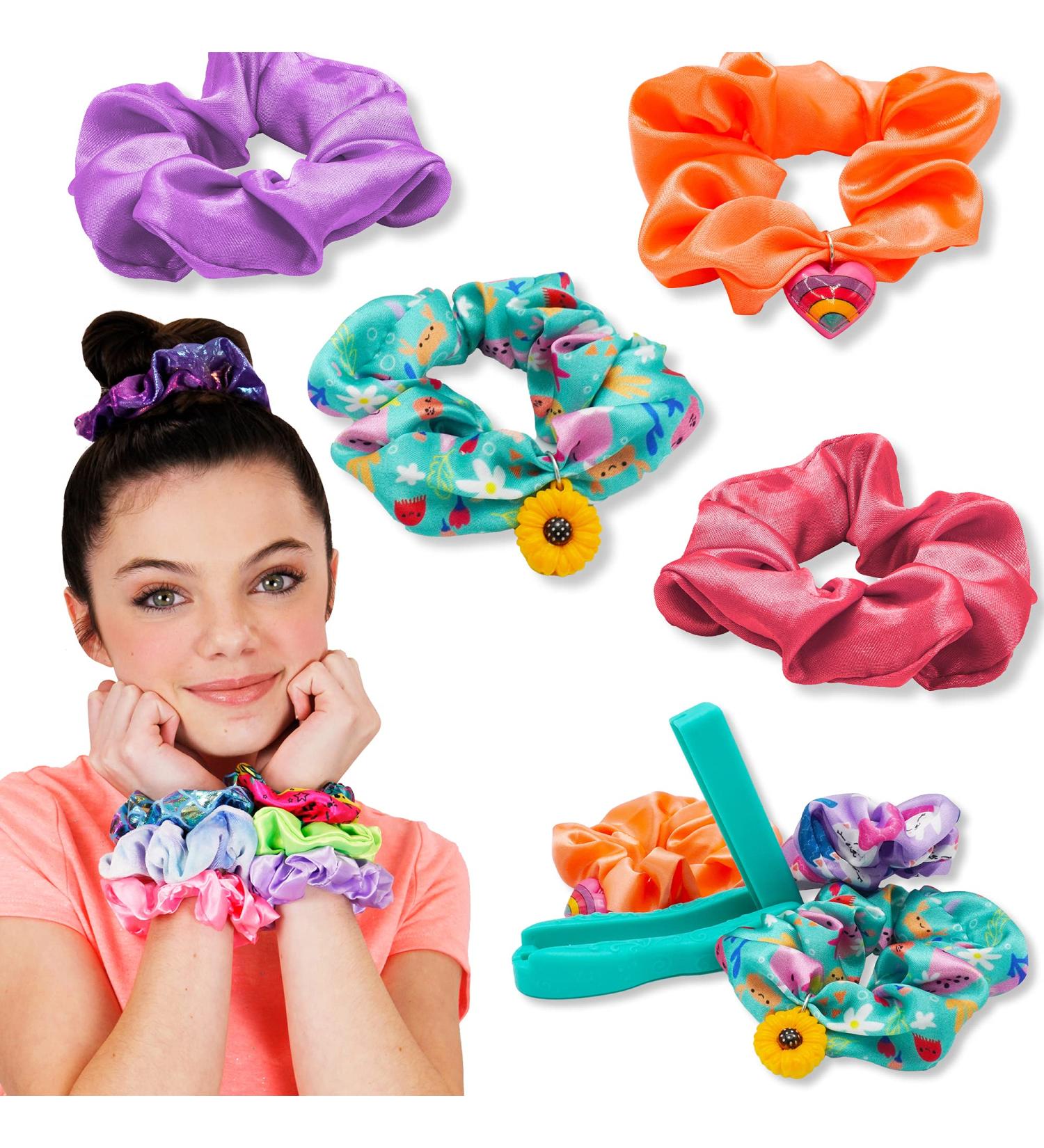 iLY ACTIVITY KINGS Large Scrunchie Kit | Customizable Mix & Match Scrunchies with Hearts & Flowers Charms - Buy Online on GoSupps.com