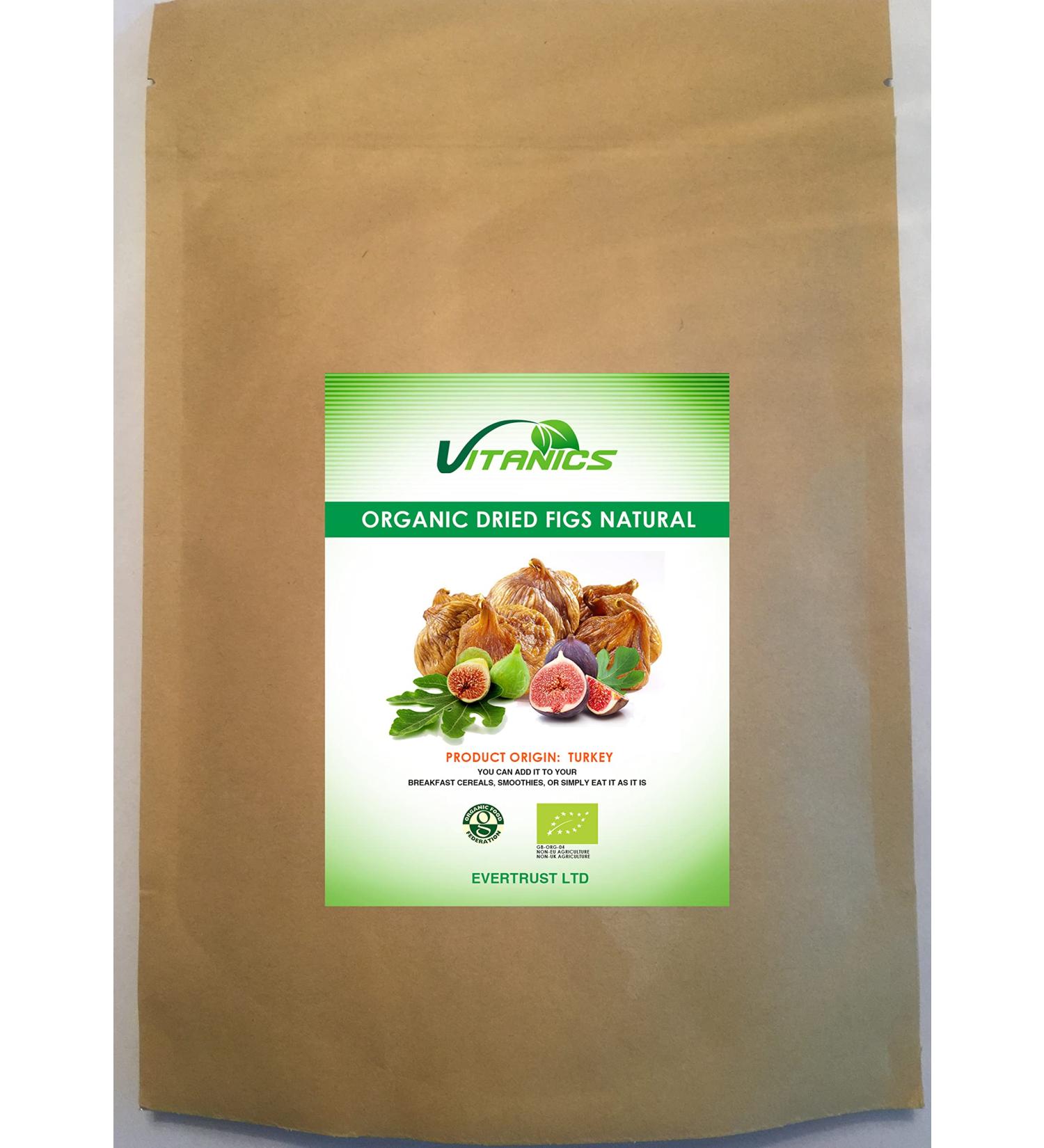 Vitanics Dried Organic Figs (400g)