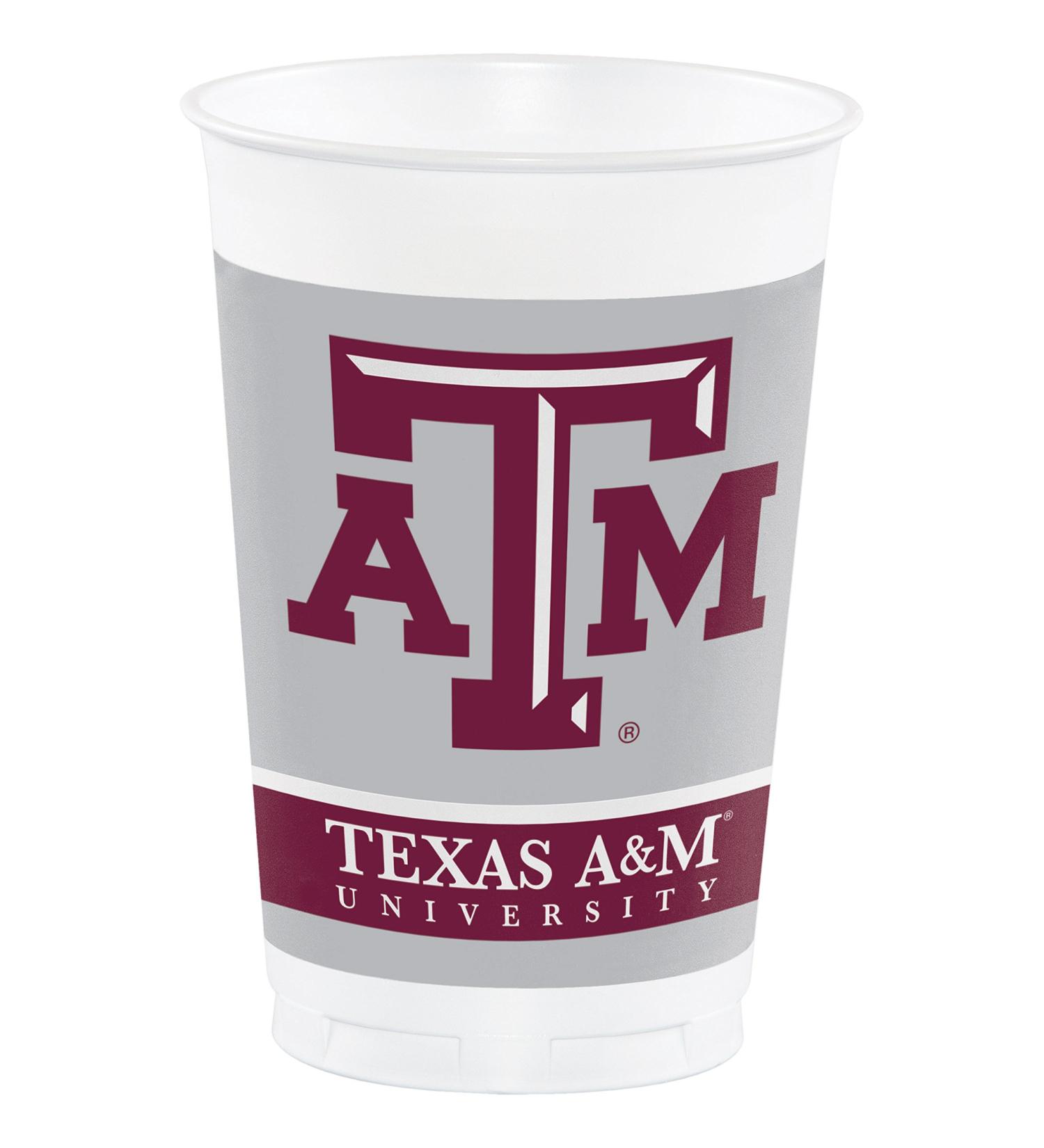 Creative Converting Texas A and M University Plastic Cups, 24 ct
