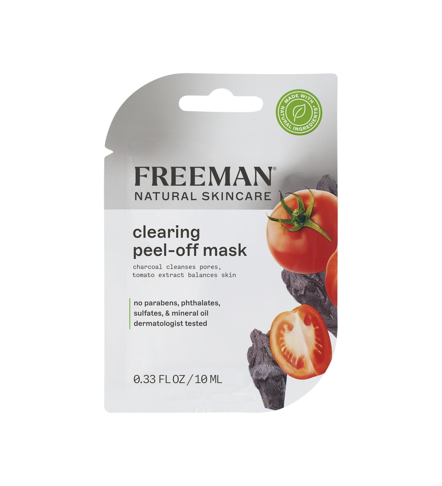 Freeman Charcoal & Tomato Clearing Peel-Off Mask 0.33 Fl Oz