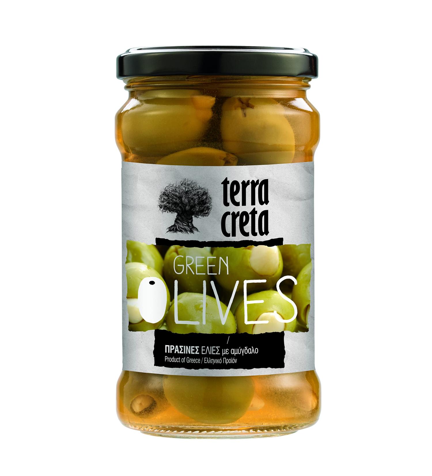Terra Creta Terra Creta - Green olives with almond 160g