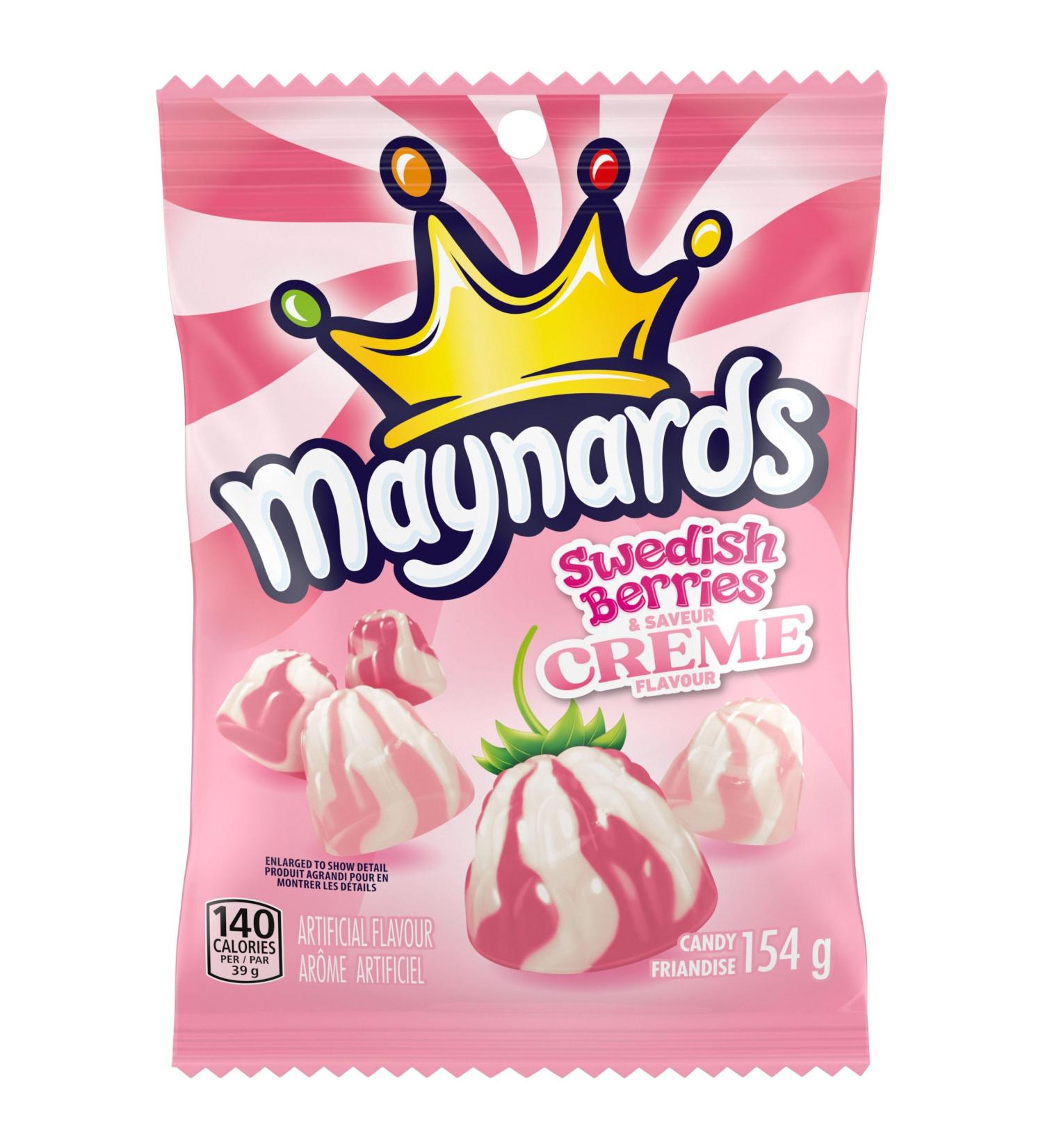 Maynards Swedish Berries and Cr me Candy Gummy Candy 154 g - Buy Online on GoSupps.com