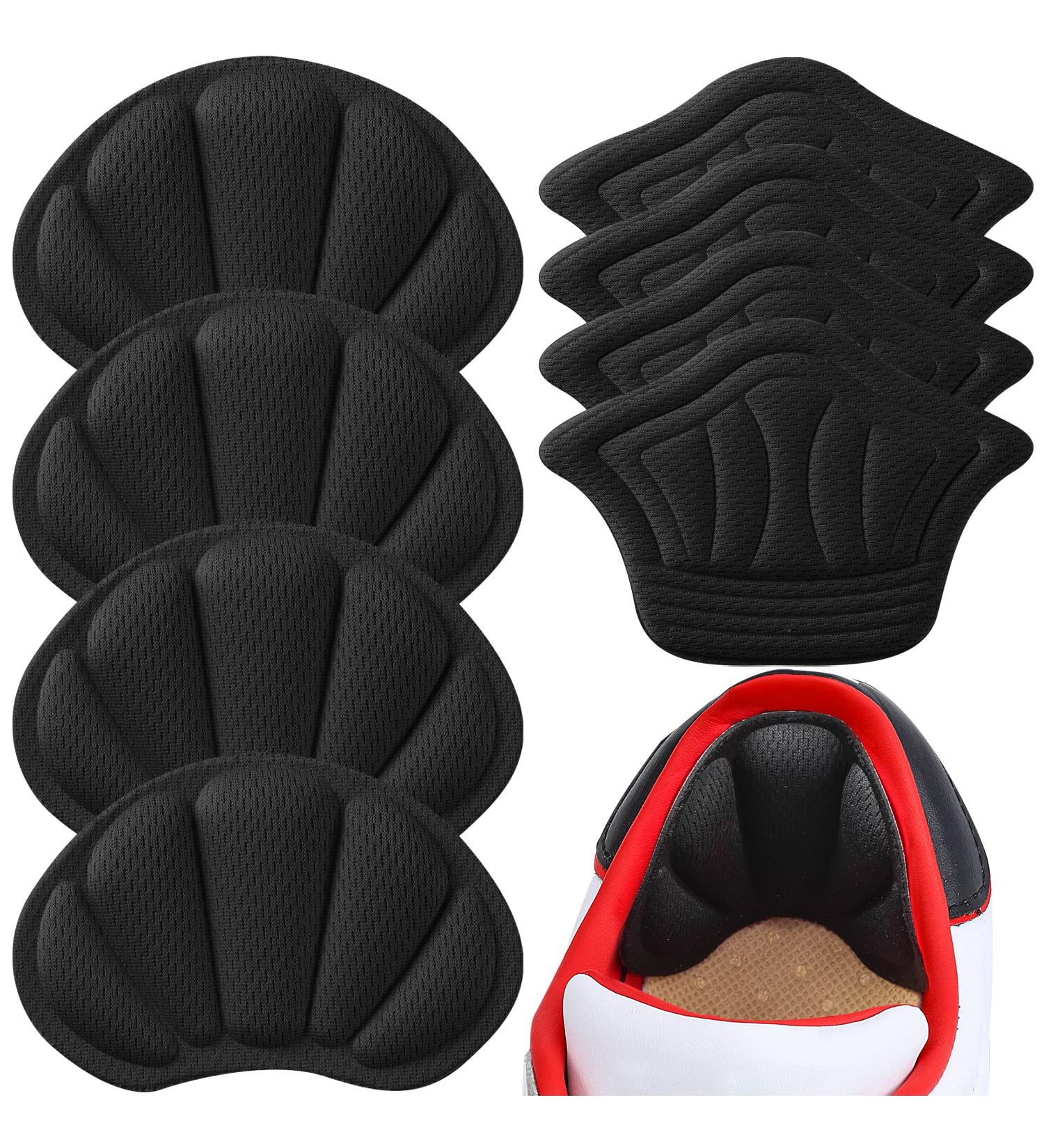 Adhesive Heel Cushion Pads - Reusable Heel Grips for Perfect Fit | Comfortable Inserts for Loose Boots & Shoes - Men & Women - Buy Online on GoSupps.com