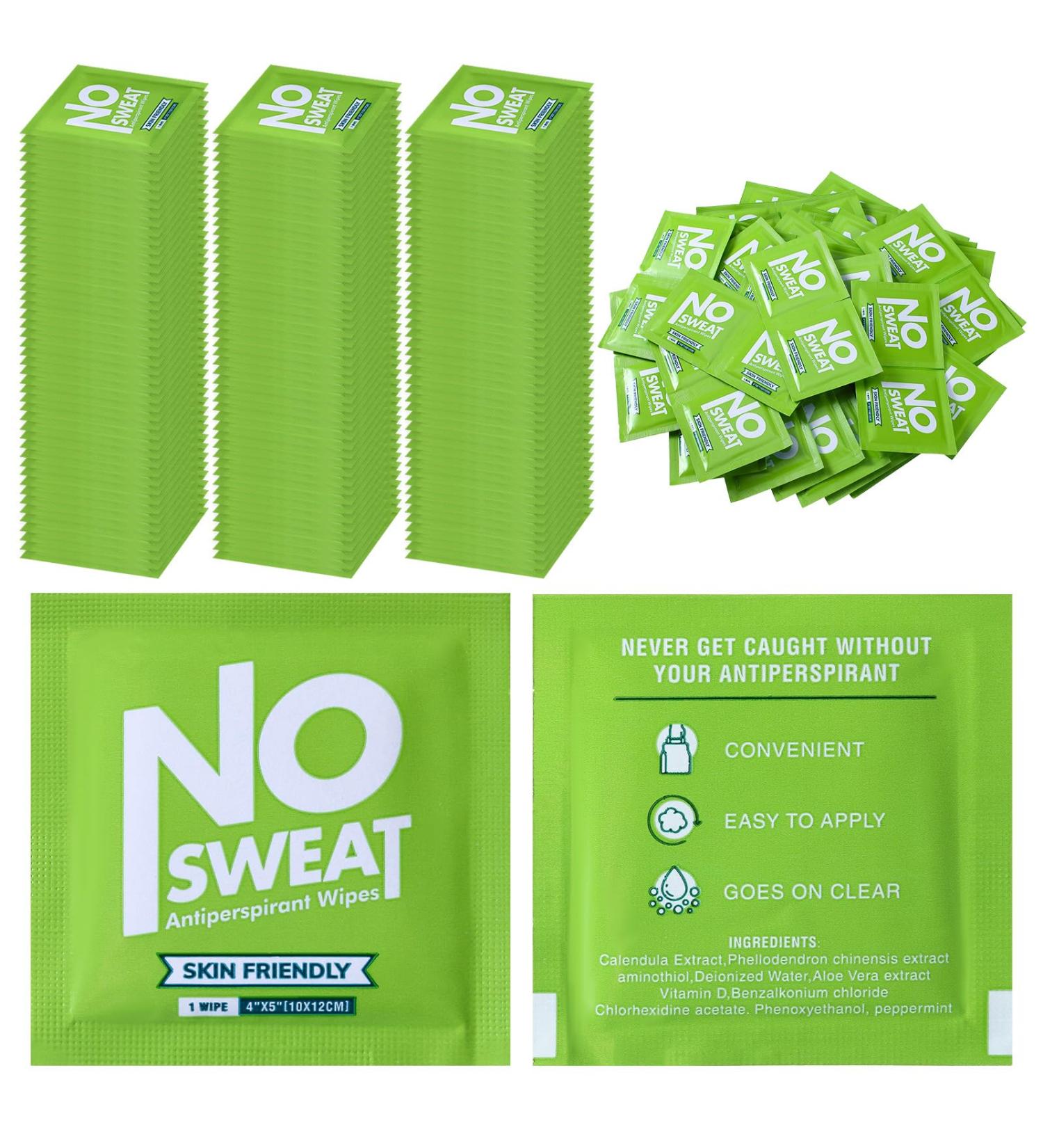 Timgle 150 Pcs Antiperspirant Deodorant Wipes Individually Wrapped Bulk Armpit Deodorant Sweat Wipes Body Wipes for Women Men Teens Underarm Armpit Excessive Sweating(Bright) - Buy Online on GoSupps.com