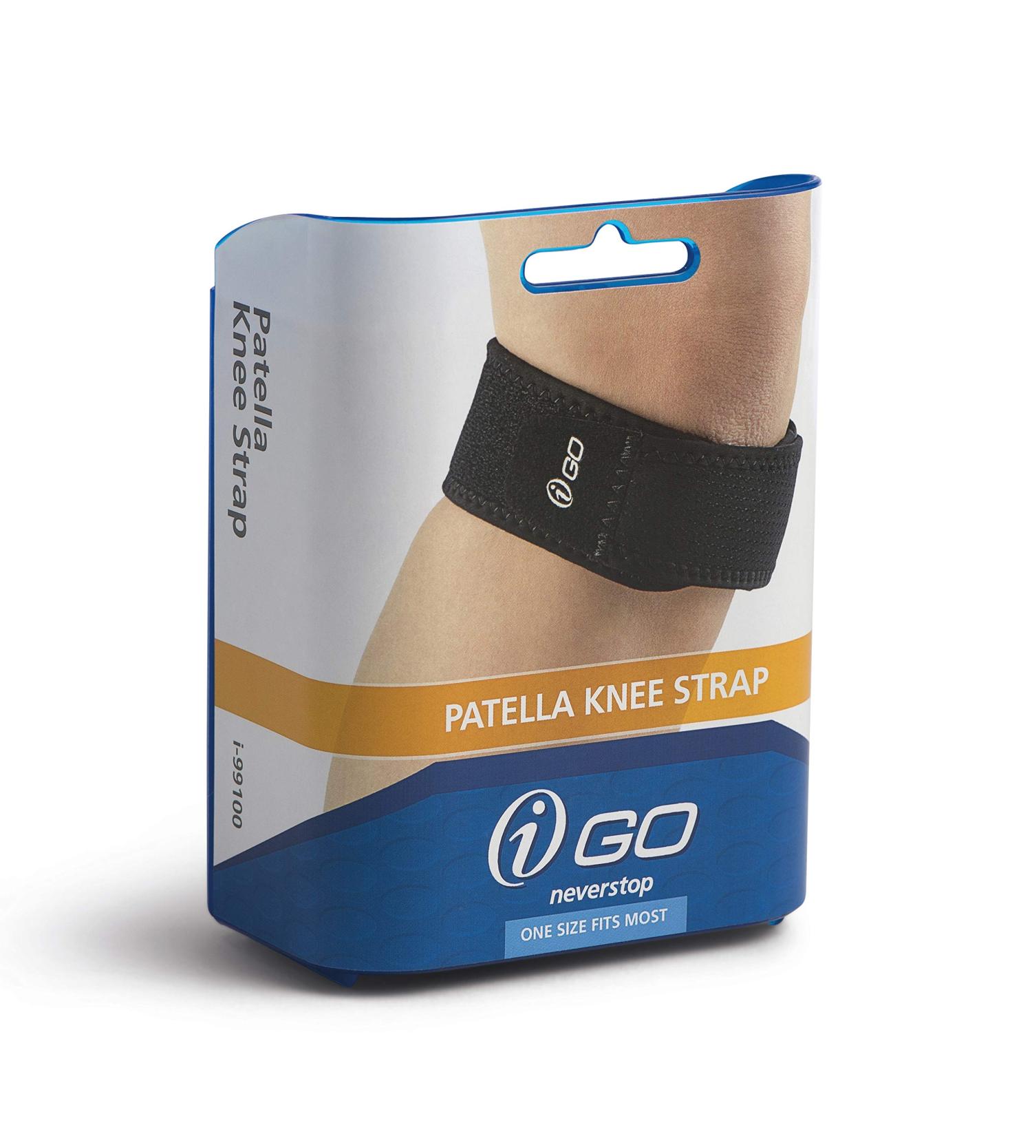 iGo i-99100 Patella Knee Strap - Adjustable Shape One Size - Buy Online for Fast International Shipping - Buy Online on GoSupps.com