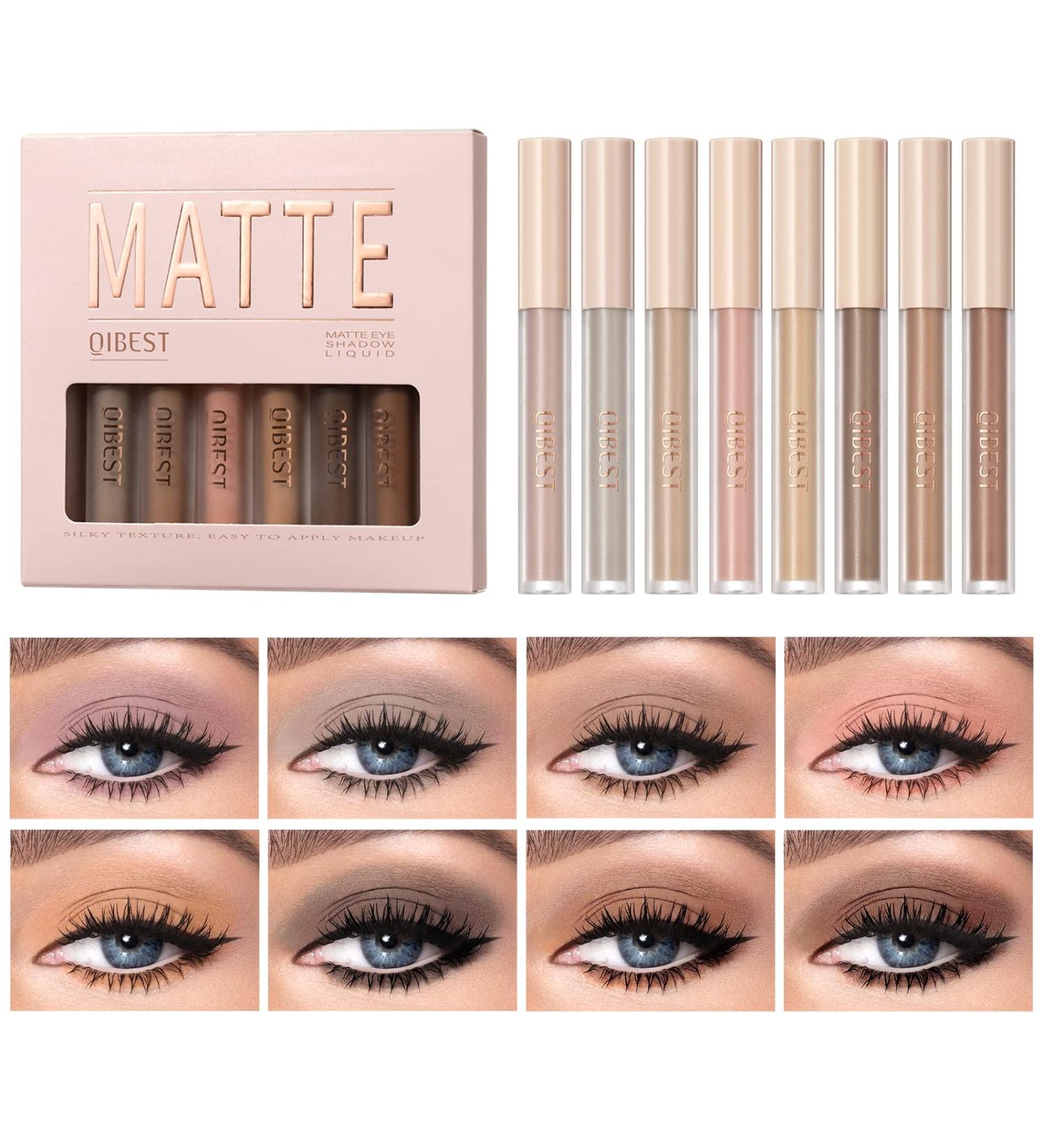 BestLand 8 Colors Liquid Matte Eyeshadow Set - Waterproof Smokey Eye Makeup Kit - Buy Online on GoSupps.com