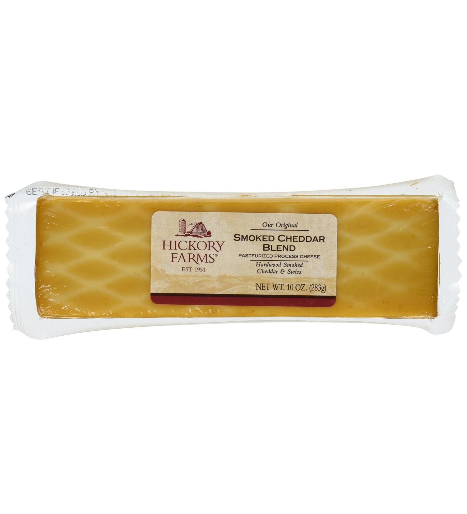 Hickory Farms Smoked Cheddar Blend 10oz (Pack of 3) - Artisanal Cheese Trio - Buy Online on GoSupps.com