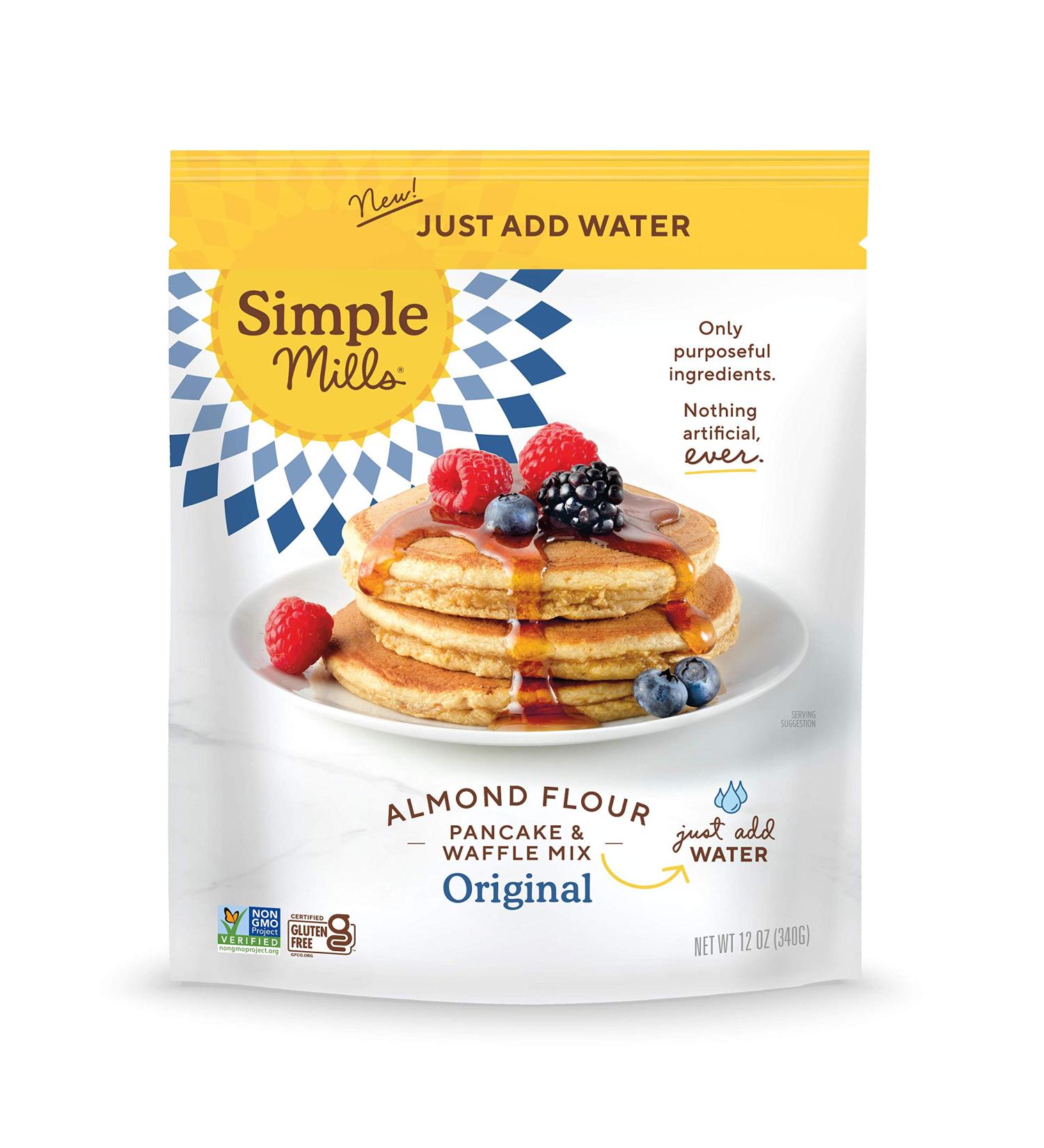 GoSupps.com - Simple Mills Almond Flour Pancake & Waffle Mix Original 12 oz (340 g) - Buy Online on GoSupps.com