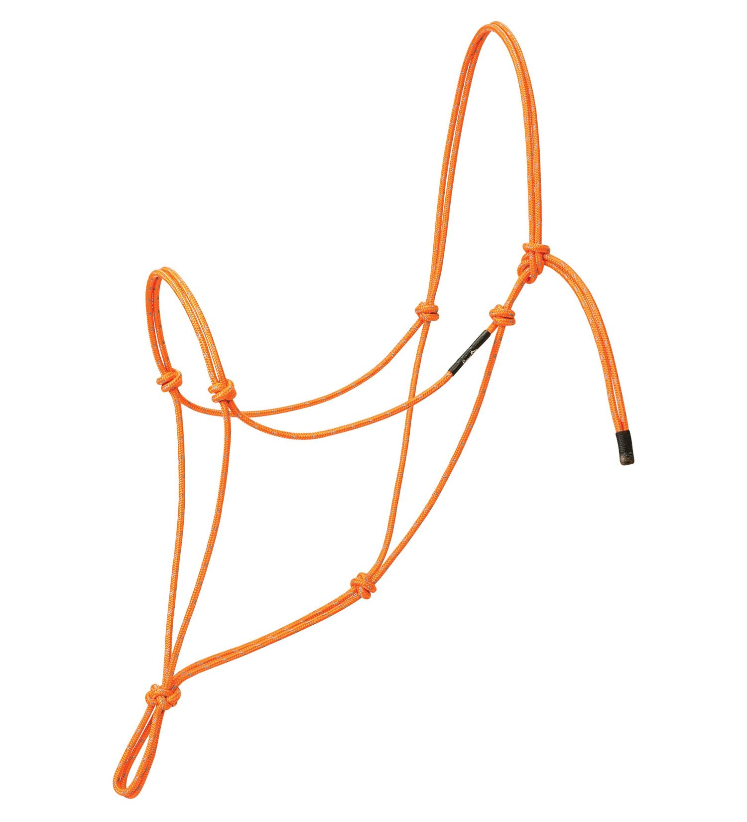 Weaver Leather Silvertip Reflective Rope Halter Average Orange