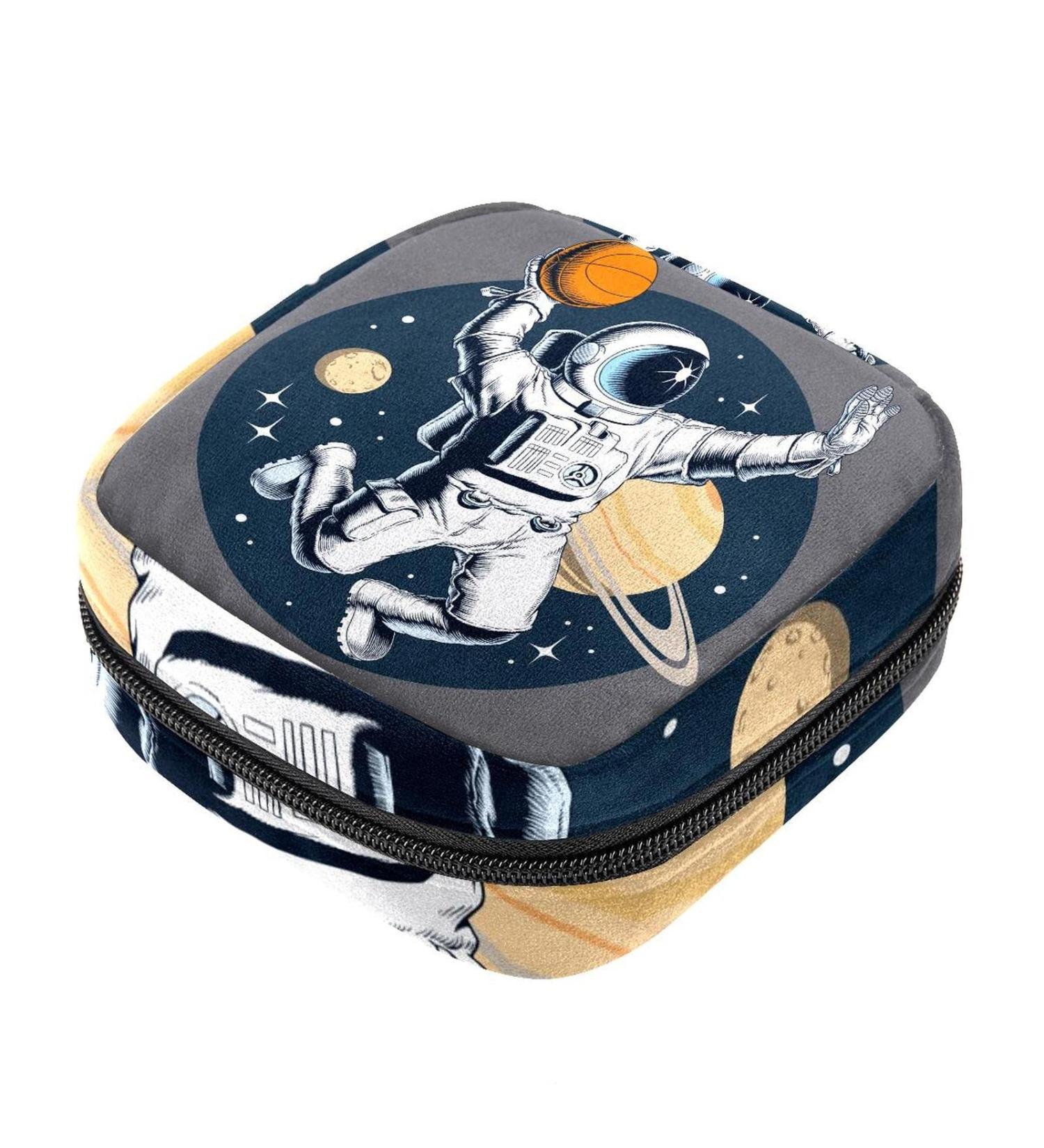 Stylish Menstruation Pad Bag with Zipper | Women's Napkin & Tampon Collection Bag - Perfect for Sports & Basketball | Colorful Options Available - Buy Online on GoSupps.com