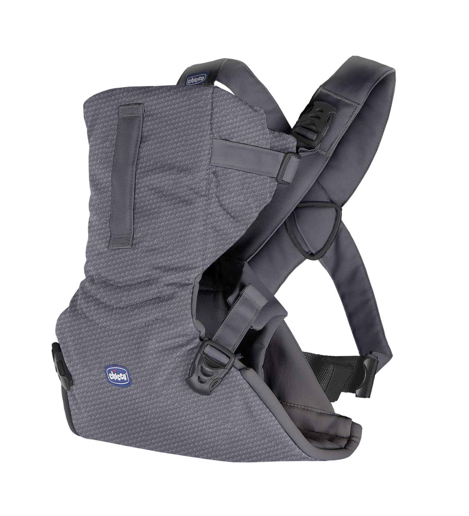 Chicco Easyfit Baby Carrier Moon Grey - Adjustable Front & Rear Facing | Birth to 9kg | Comfortable & Easy to Use - Buy Online on GoSupps.com