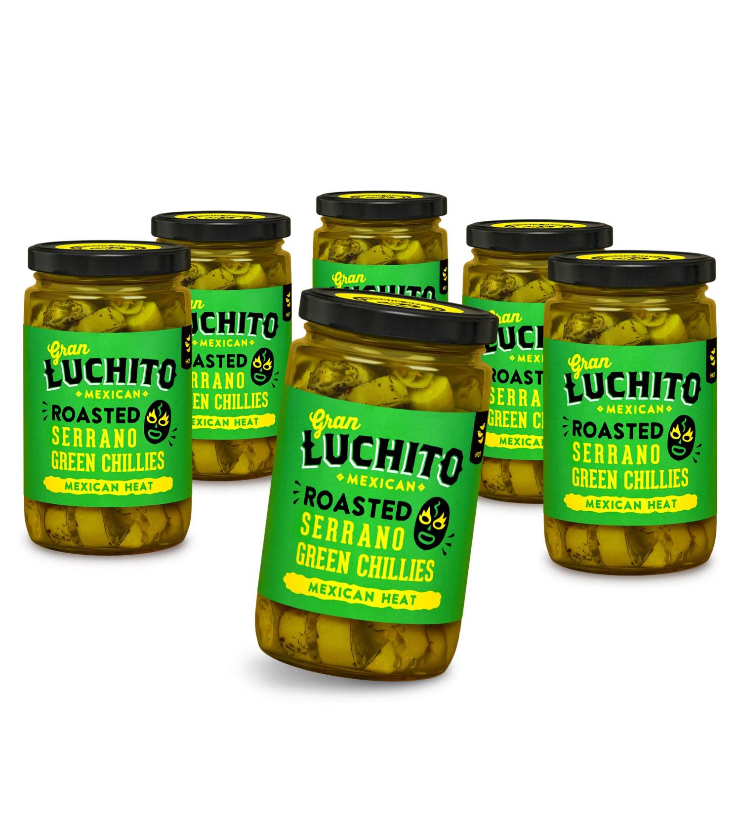  Gran Luchito Gran Luchito Lot of 6 roasted green peppers 215 g - Buy Online on GoSupps.com